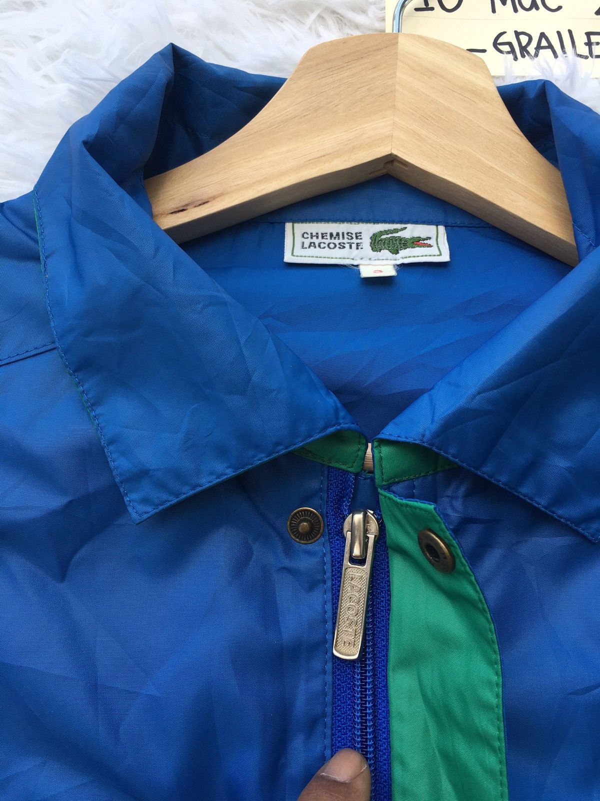 Lacoste Vintage 90s Chemise Lacoste Windbreaker Size US M / EU 48-50 / 2 - 10 Thumbnail