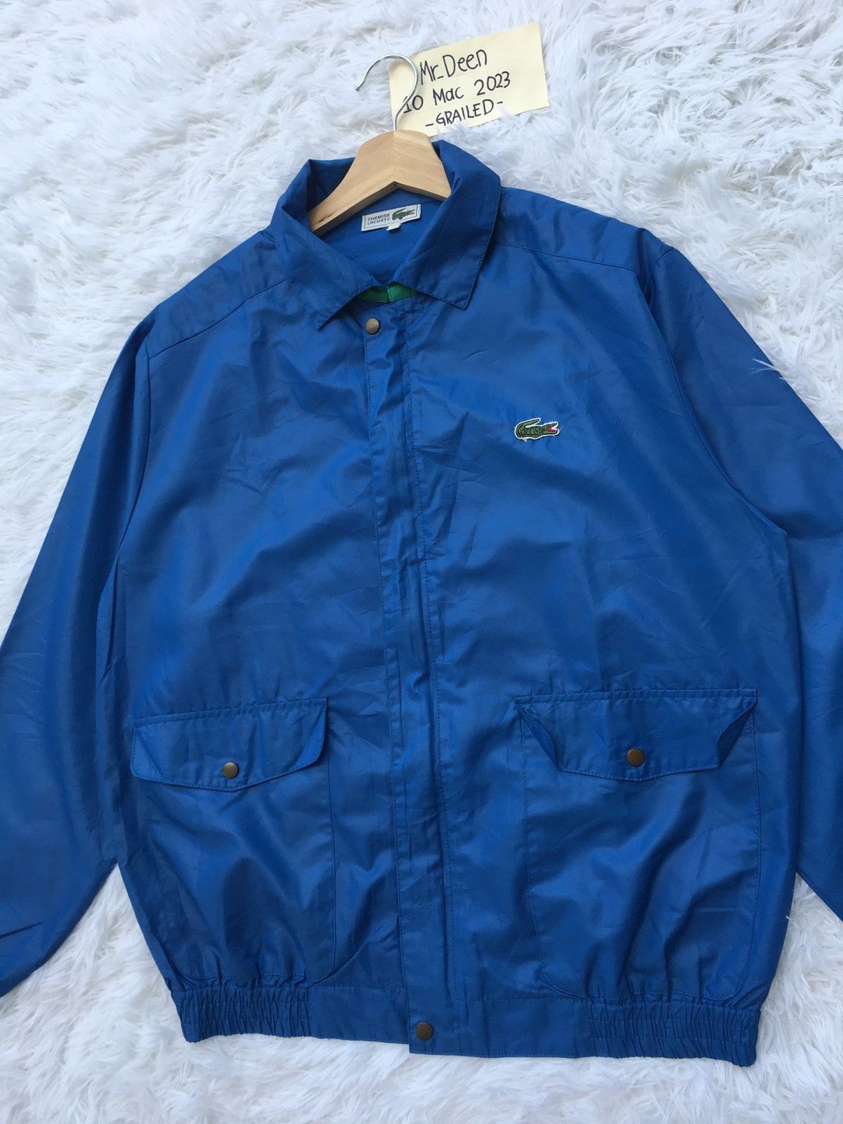 Lacoste Vintage 90s Chemise Lacoste Windbreaker Size US M / EU 48-50 / 2 - 5 Thumbnail