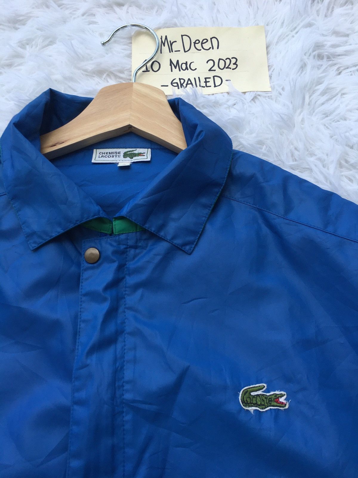 Lacoste Vintage 90s Chemise Lacoste Windbreaker Size US M / EU 48-50 / 2 - 7 Thumbnail