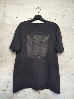 HYPE MEANS NOTHING SHORT SLEEVE GRAPHIC T SHIRT MENS SIZE S/M BLACK (Z10)