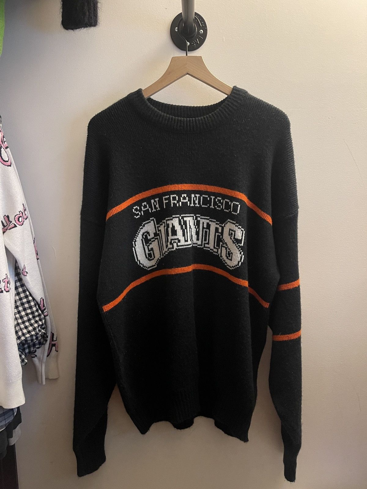 Vintage VINTAGE 80s MLB CLIFF ENGLE SAN FRANCISCO GIANTS SWEATER XL ...