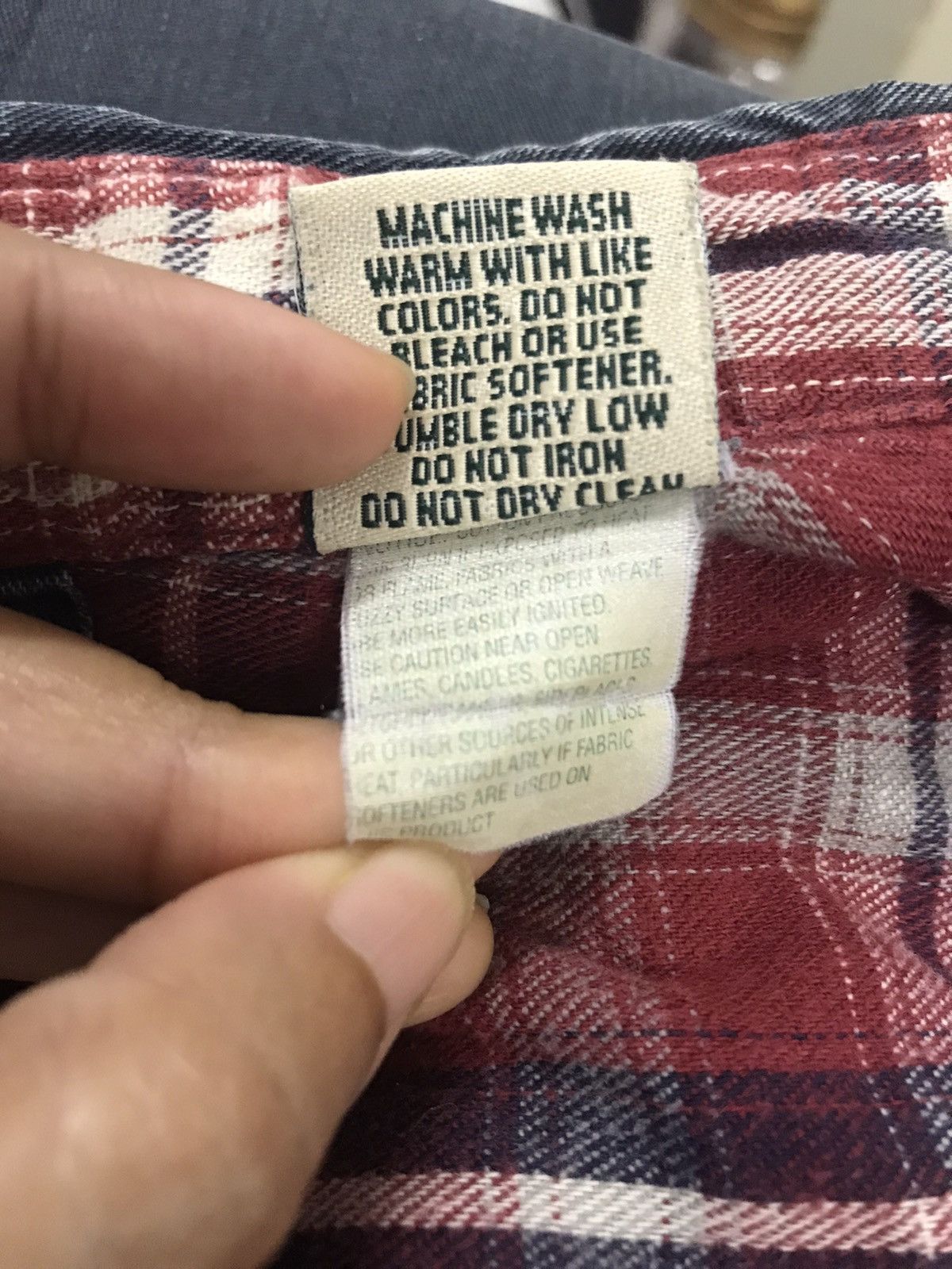 Flannel L. L Bean Flannel Jean TWo Pocket Tshirt Size US L / EU 52-54 / 3 - 10 Thumbnail