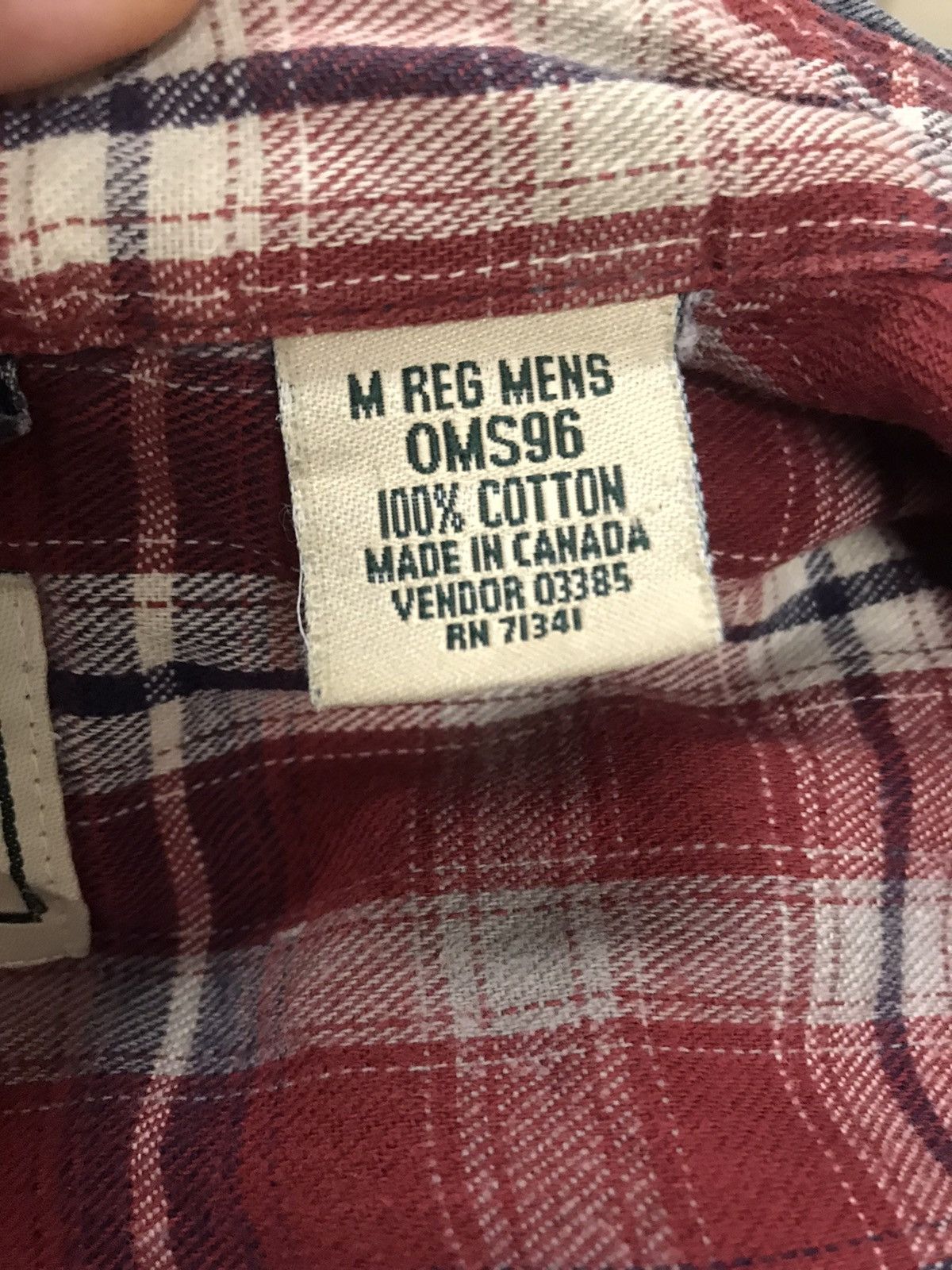 Flannel L. L Bean Flannel Jean TWo Pocket Tshirt Size US L / EU 52-54 / 3 - 9 Thumbnail