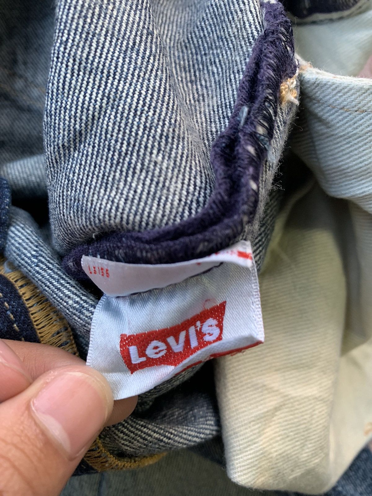 Levi's Vintage Clothing Levis 501 Distressed Denim Size US 32 / EU 48 - 6 Thumbnail