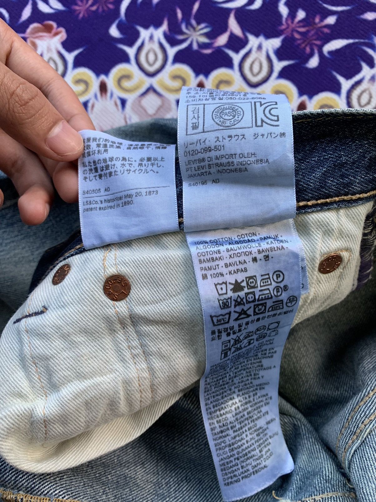 Levi's Vintage Clothing Levis 501 Distressed Denim Size US 32 / EU 48 - 8 Thumbnail