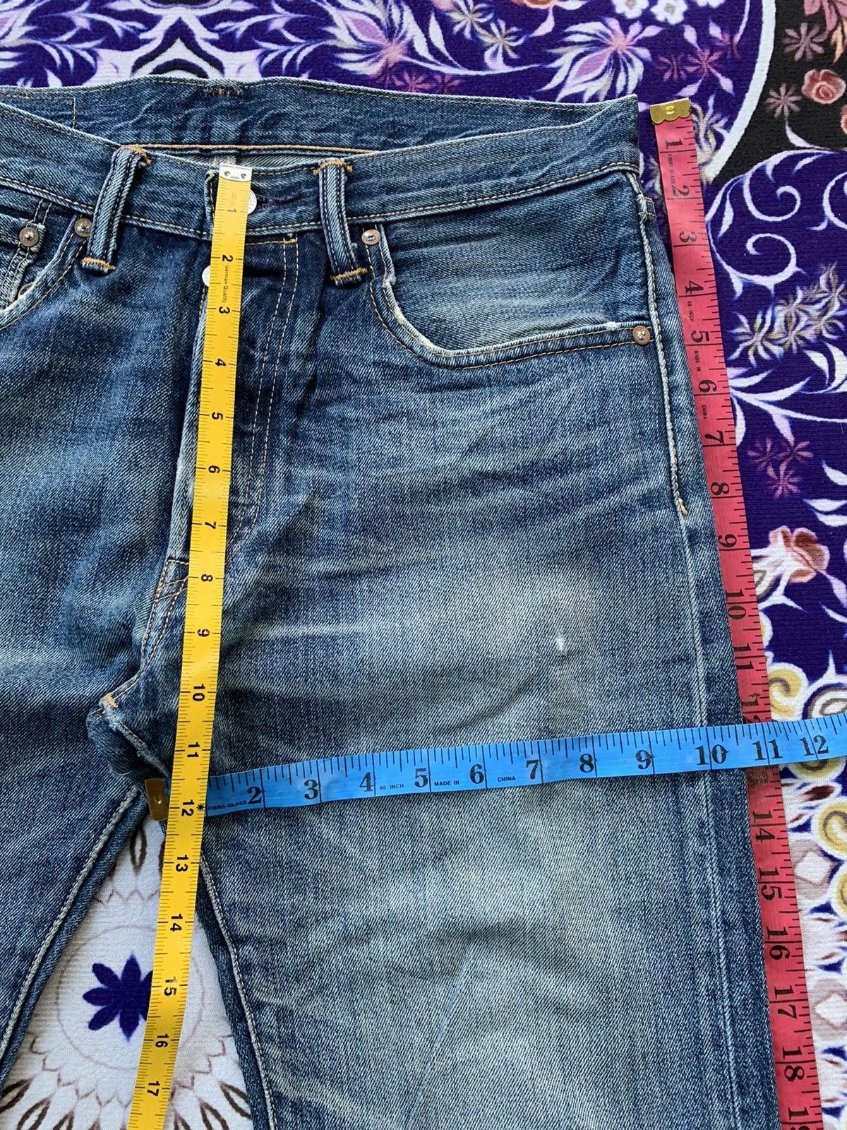 Levi's Vintage Clothing Levis 501 Distressed Denim Size US 32 / EU 48 - 16 Thumbnail