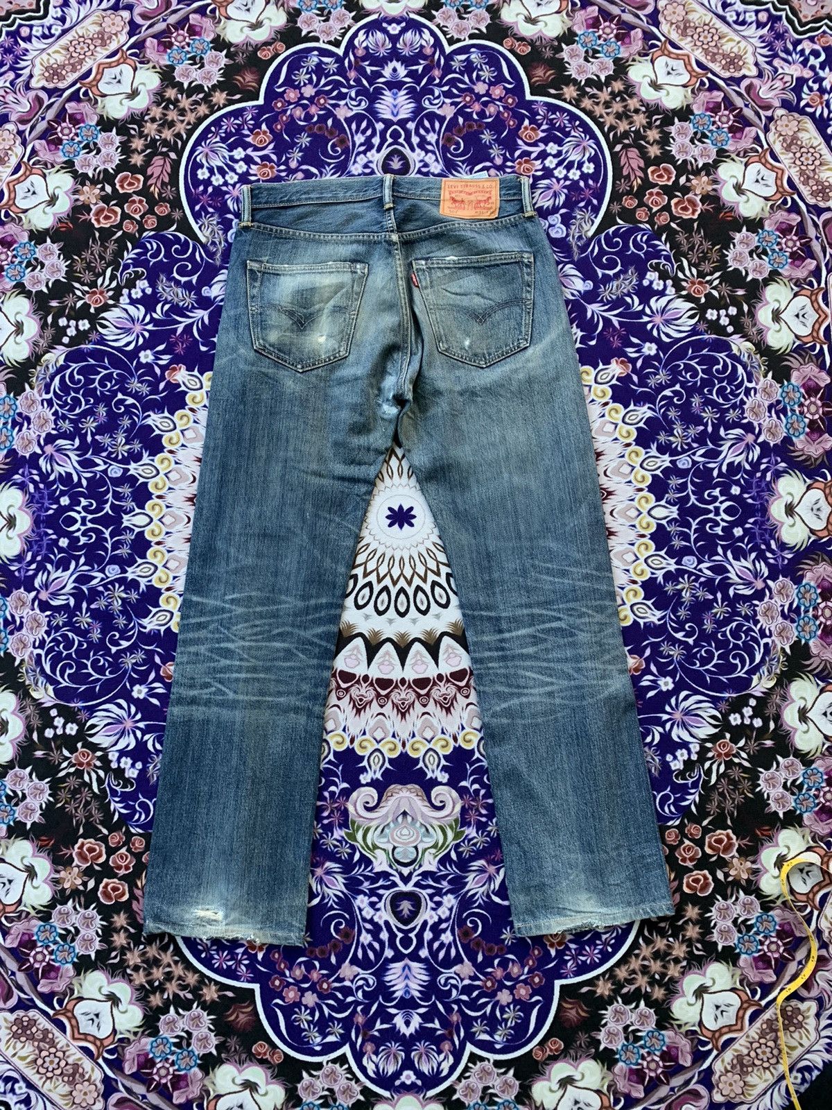 Levi's Vintage Clothing Levis 501 Distressed Denim Size US 32 / EU 48 - 10 Thumbnail