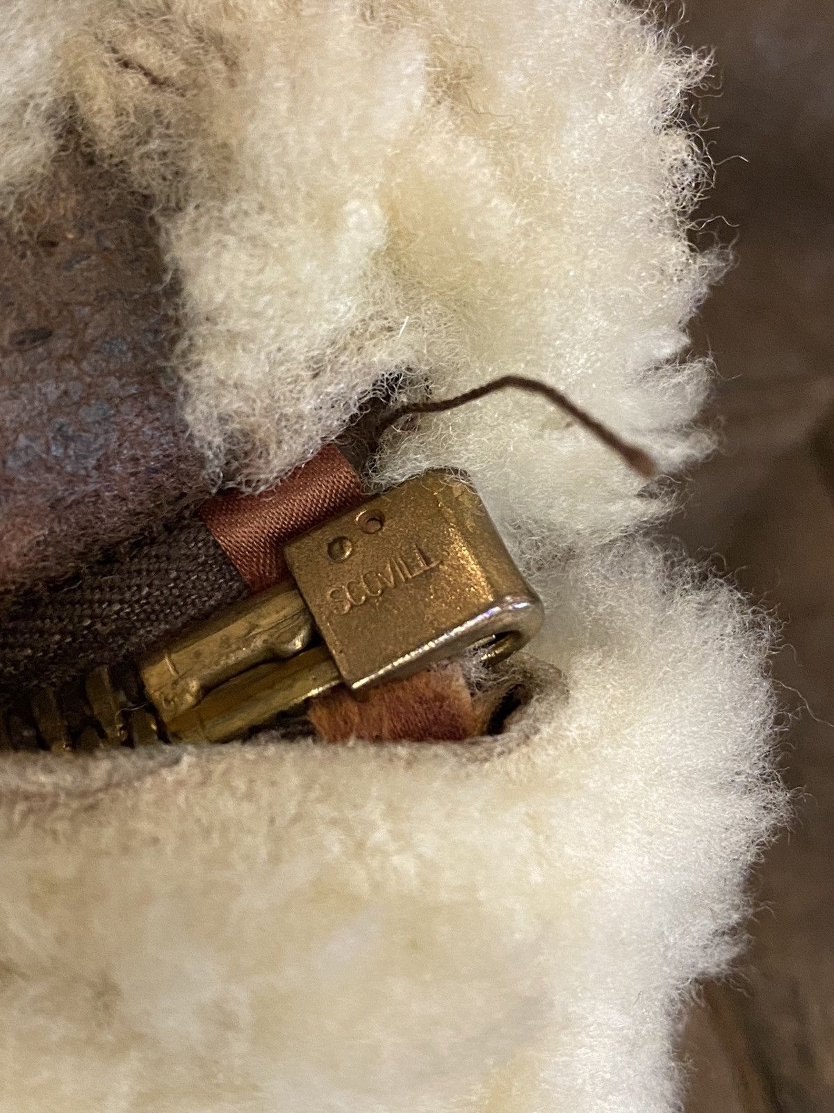 Japanese Brand × Vintage Vintage Sheepskin Shearling B-3 Avitor Bomber Jacket Size US M / EU 48-50 / 2 - 23 Thumbnail