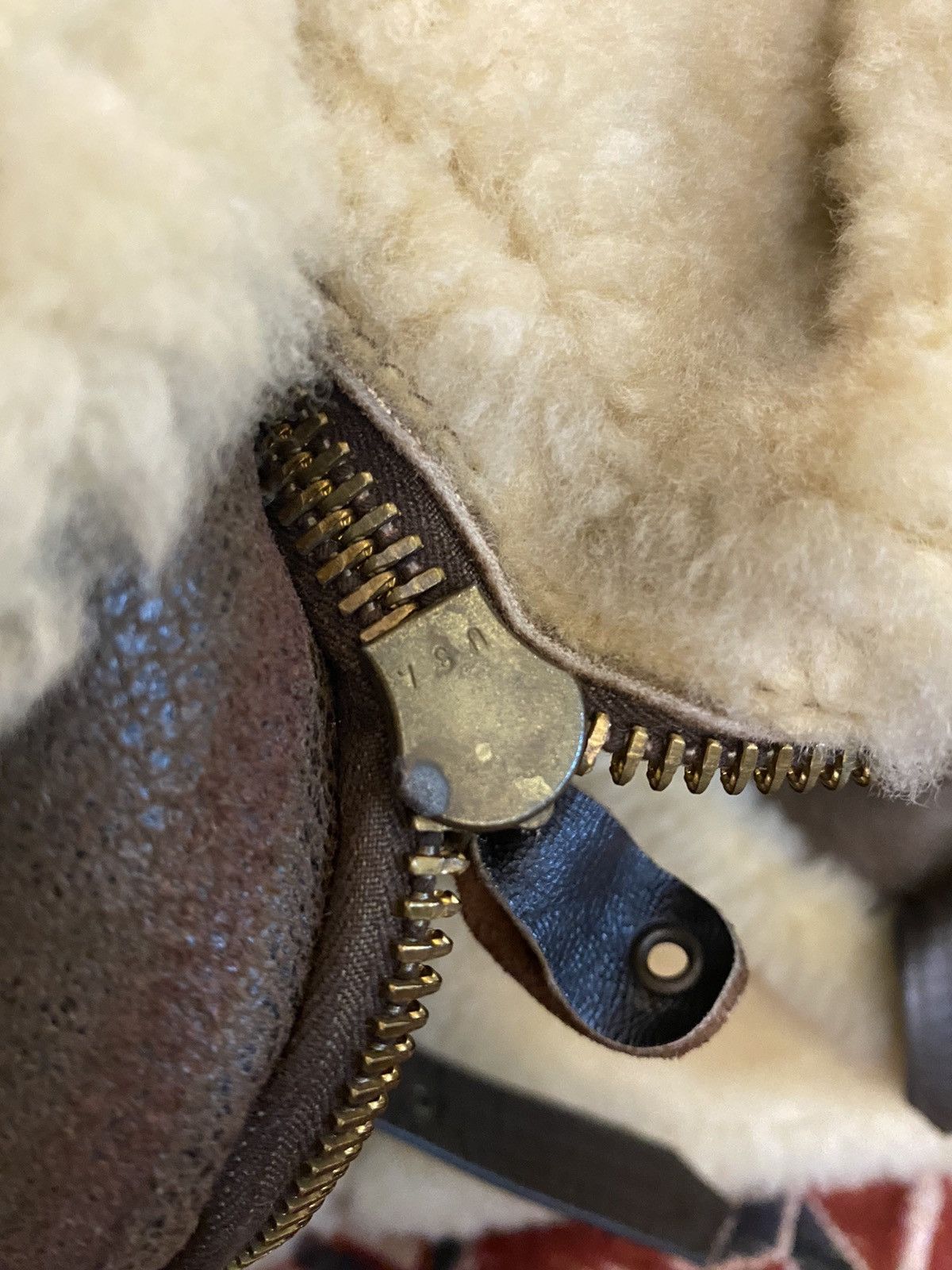 Japanese Brand × Vintage Vintage Sheepskin Shearling B-3 Avitor Bomber Jacket Size US M / EU 48-50 / 2 - 20 Thumbnail
