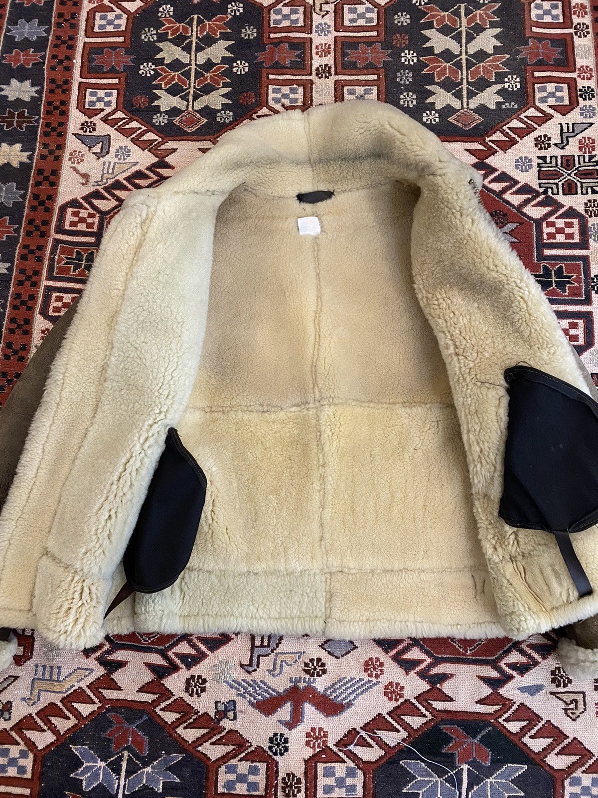 Japanese Brand × Vintage Vintage Sheepskin Shearling B-3 Avitor Bomber Jacket Size US M / EU 48-50 / 2 - 5 Thumbnail