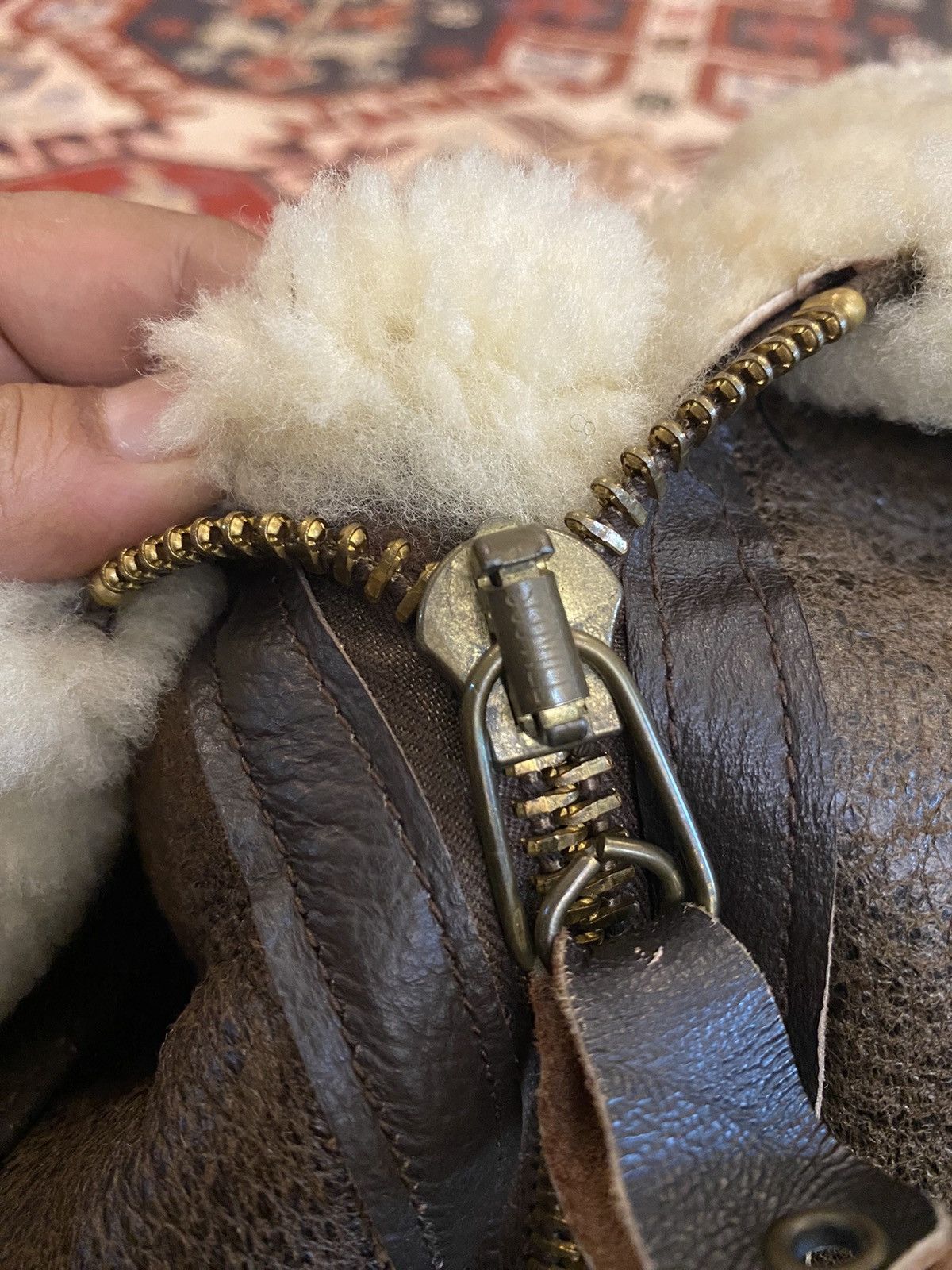 Japanese Brand × Vintage Vintage Sheepskin Shearling B-3 Avitor Bomber Jacket Size US M / EU 48-50 / 2 - 19 Thumbnail
