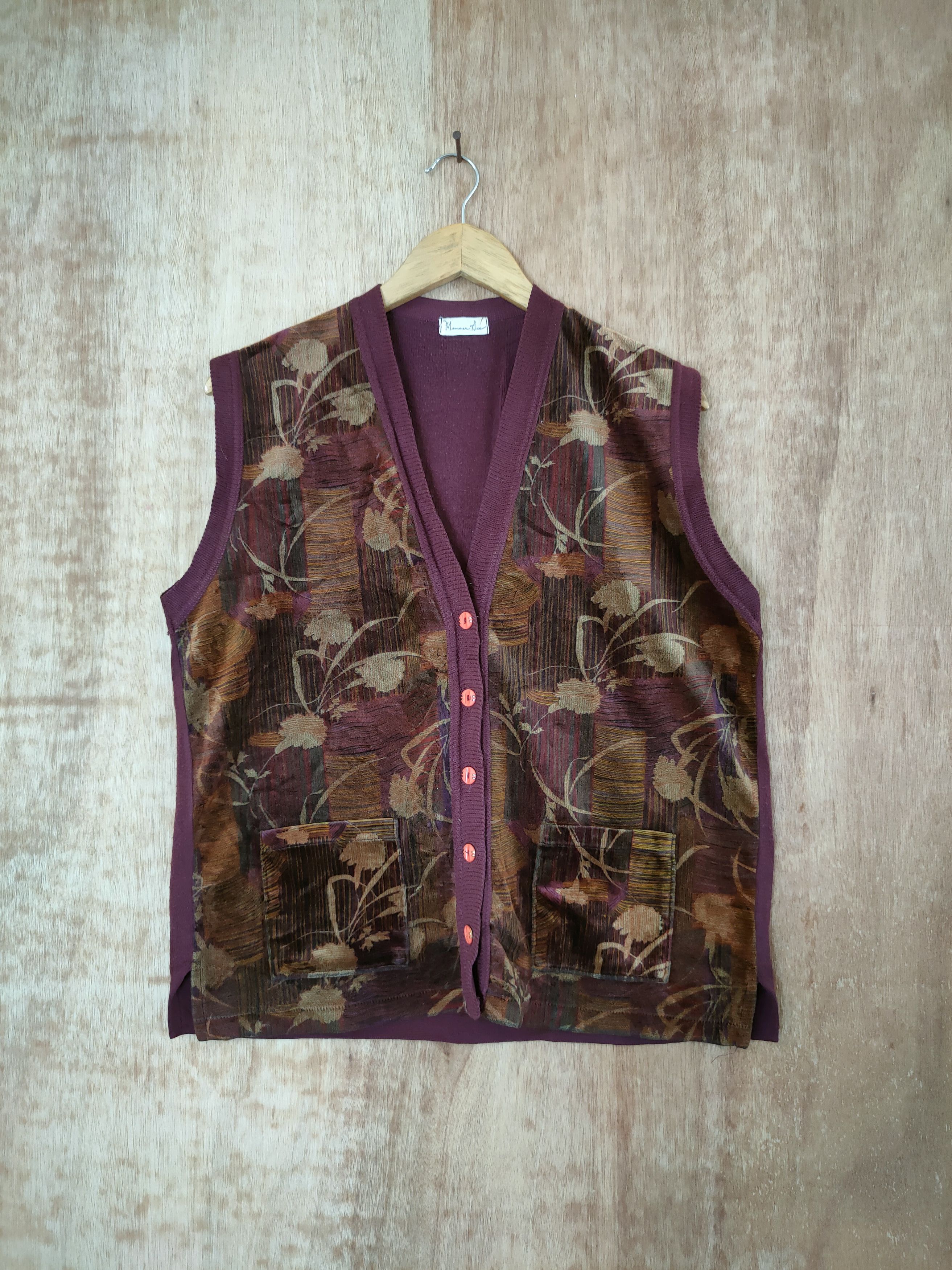 Vintage DL Japanese Art vest vintage meticulous knitwear#46-481 Size US M / EU 48-50 / 2 - 1 Thumbnail