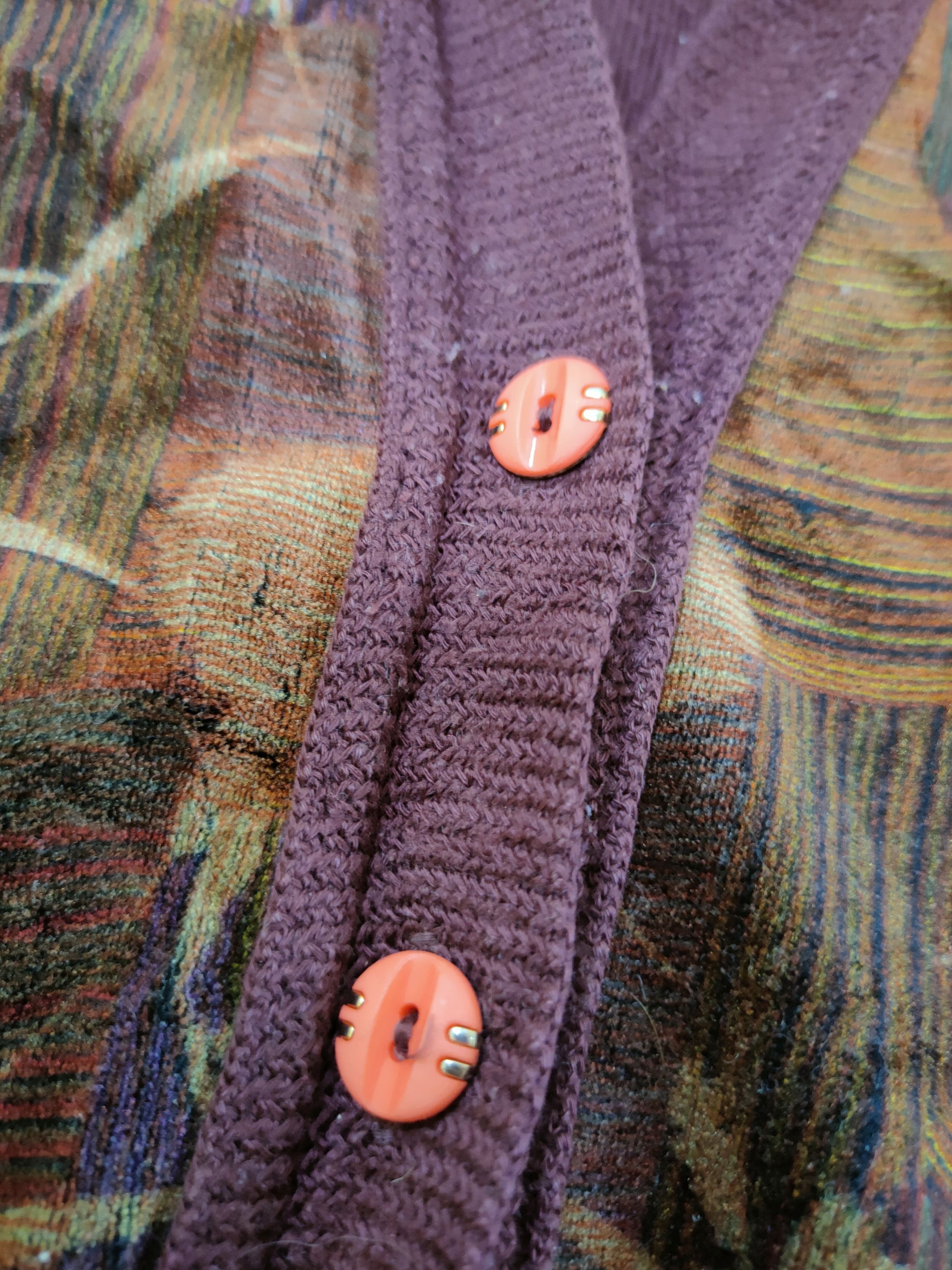 Vintage DL Japanese Art vest vintage meticulous knitwear#46-481 Size US M / EU 48-50 / 2 - 5 Thumbnail