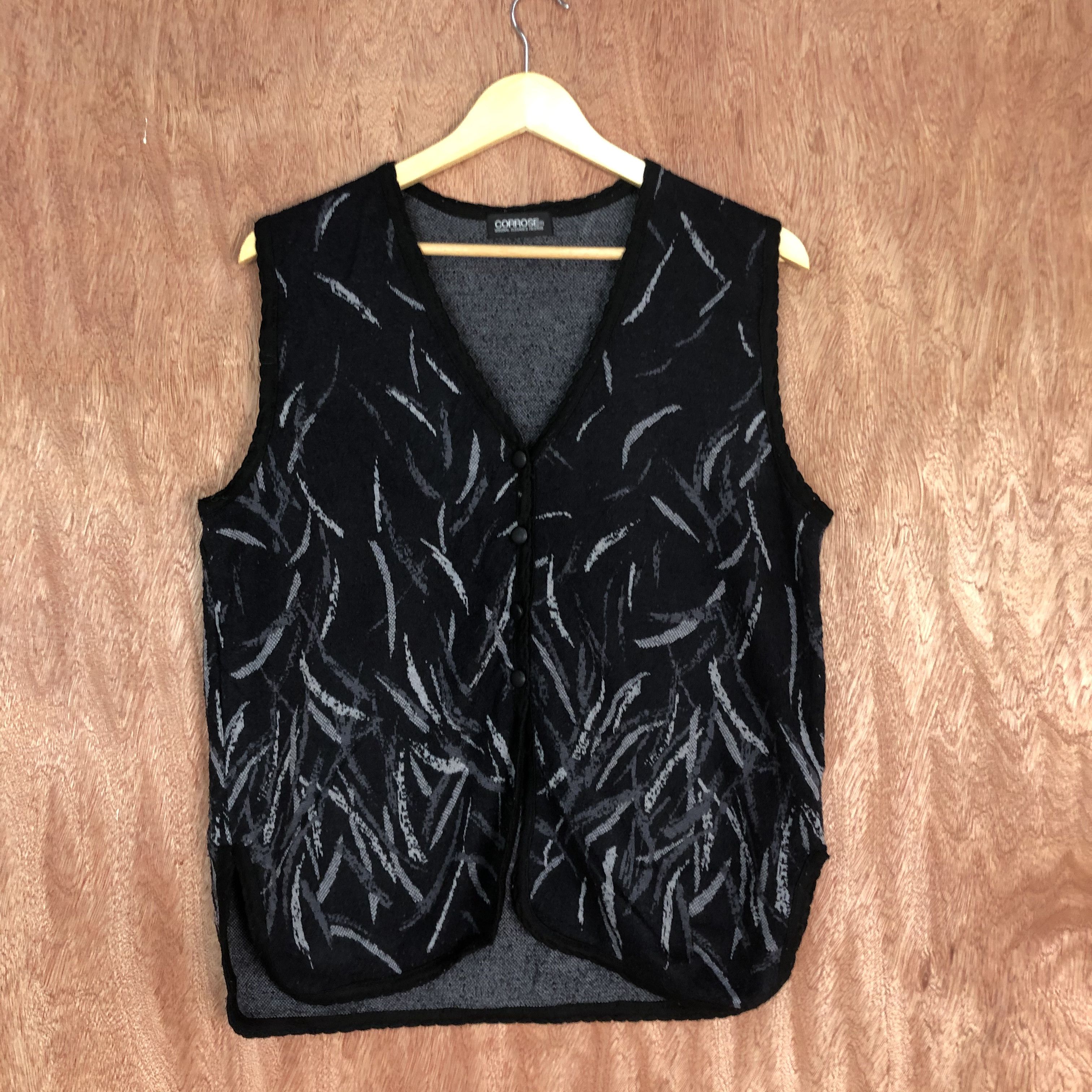 Homespun Knitwear × Japanese Brand DLL Corrose Grey Vest art design mohair japan #c534 Size US M / EU 48-50 / 2 - 3 Thumbnail