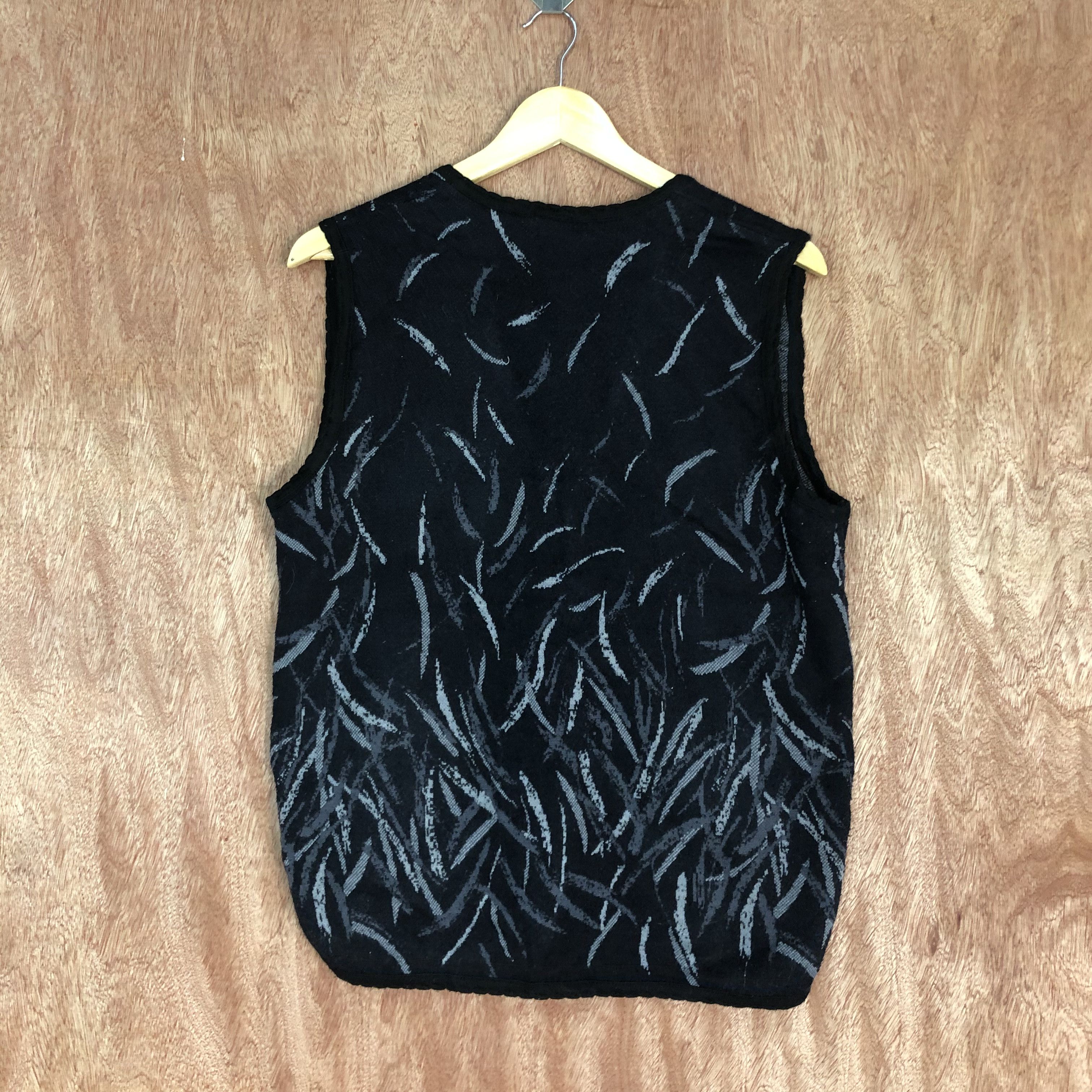 Homespun Knitwear × Japanese Brand DLL Corrose Grey Vest art design mohair japan #c534 Size US M / EU 48-50 / 2 - 7 Thumbnail