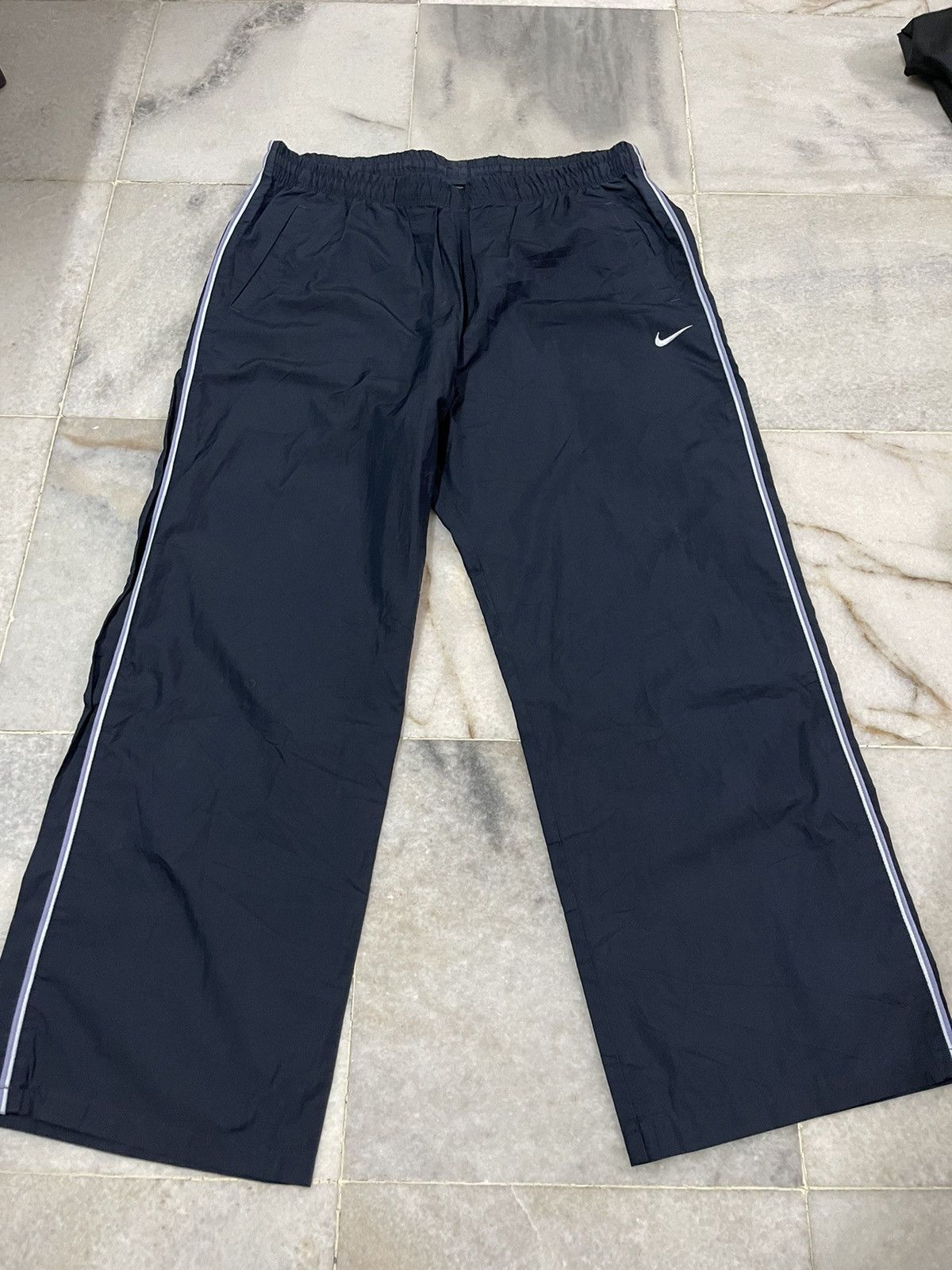 Nike Nike Y2K Women Pants Navy Blue Size 34" / US 12 / IT 48 - 1 Thumbnail