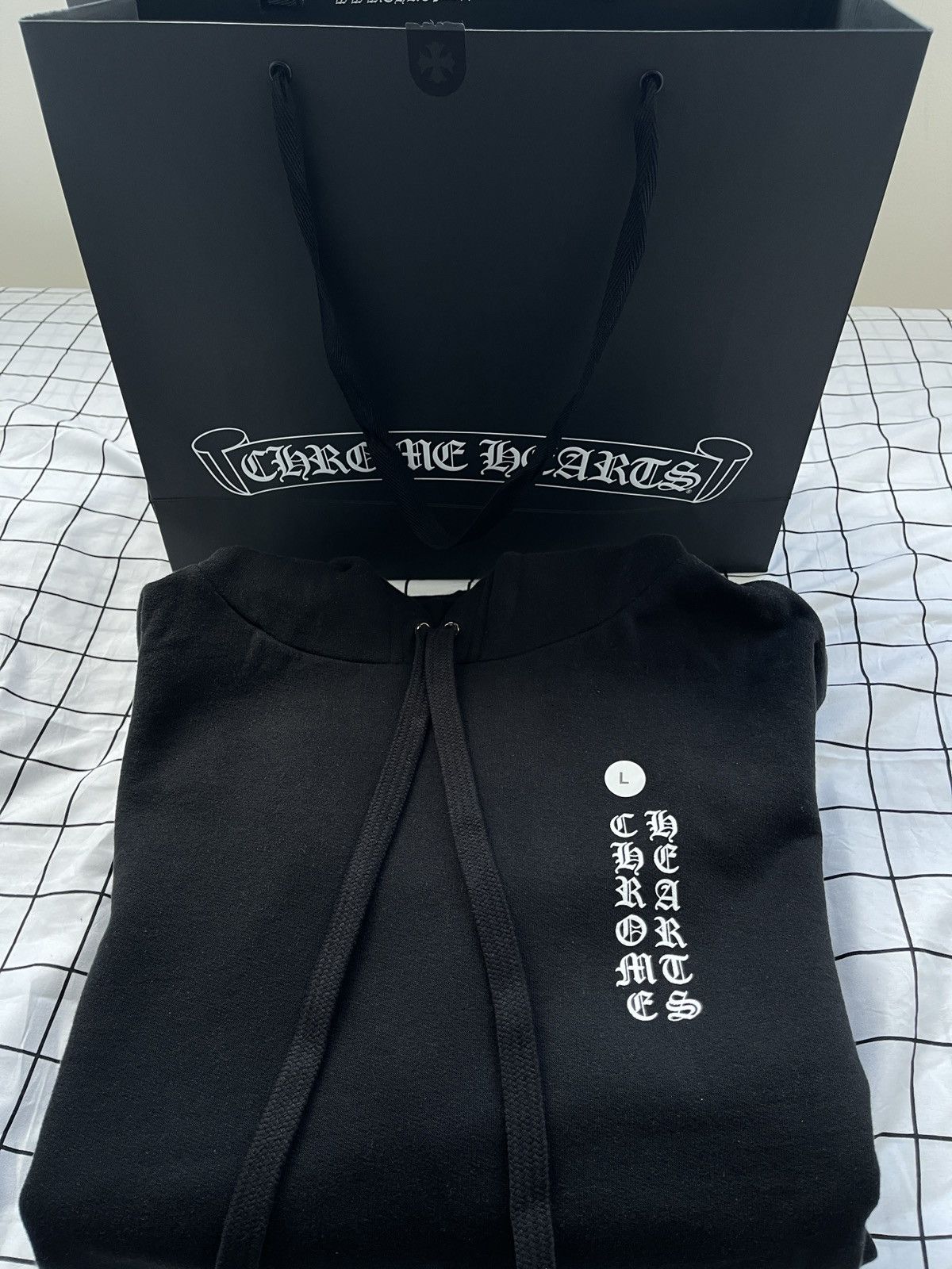Chrome Hearts Chrome Hearts Vertical Logo FU Hoodie Size US L / EU 52-54 / 3 - 1 Thumbnail