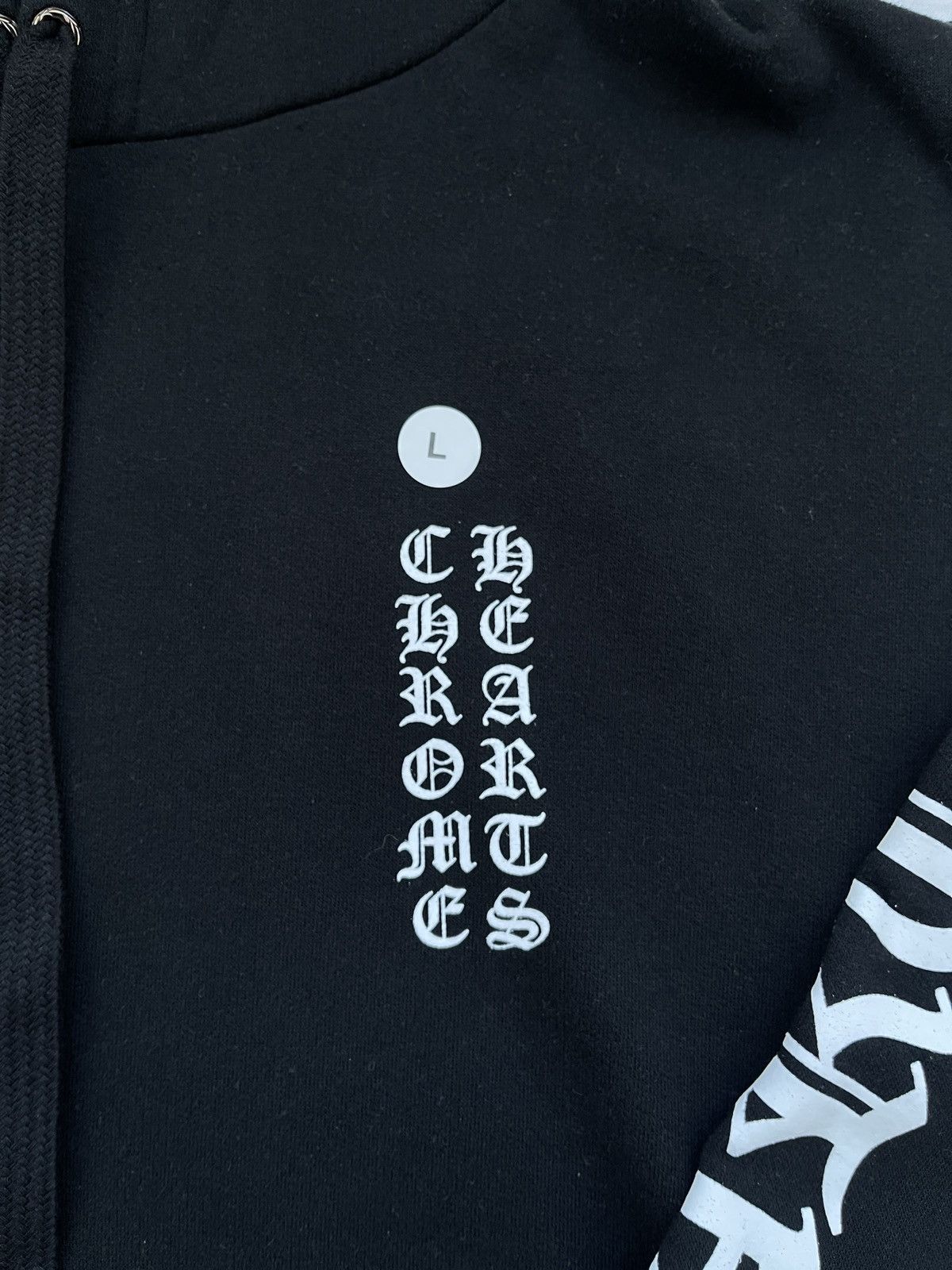 Chrome Hearts Chrome Hearts Vertical Logo FU Hoodie Size US L / EU 52-54 / 3 - 3 Thumbnail