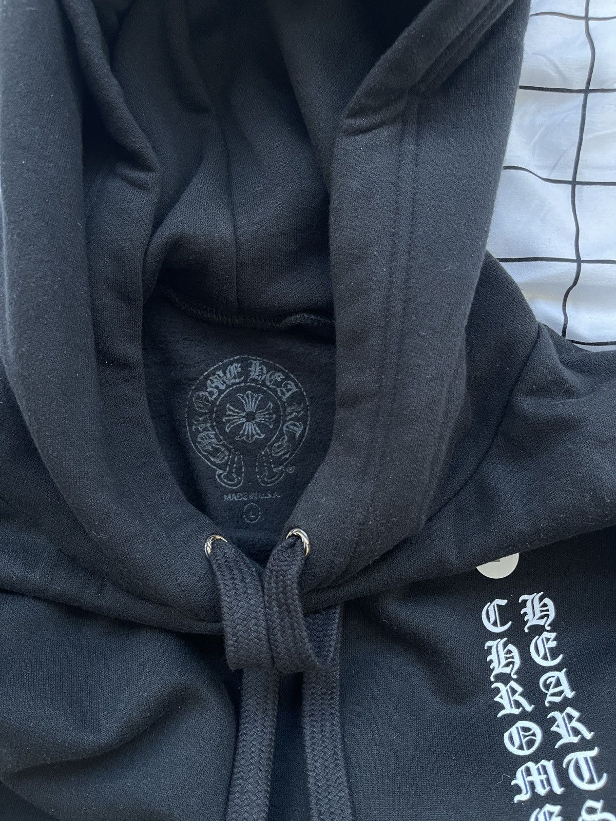 Chrome Hearts Chrome Hearts Vertical Logo FU Hoodie Size US L / EU 52-54 / 3 - 5 Thumbnail