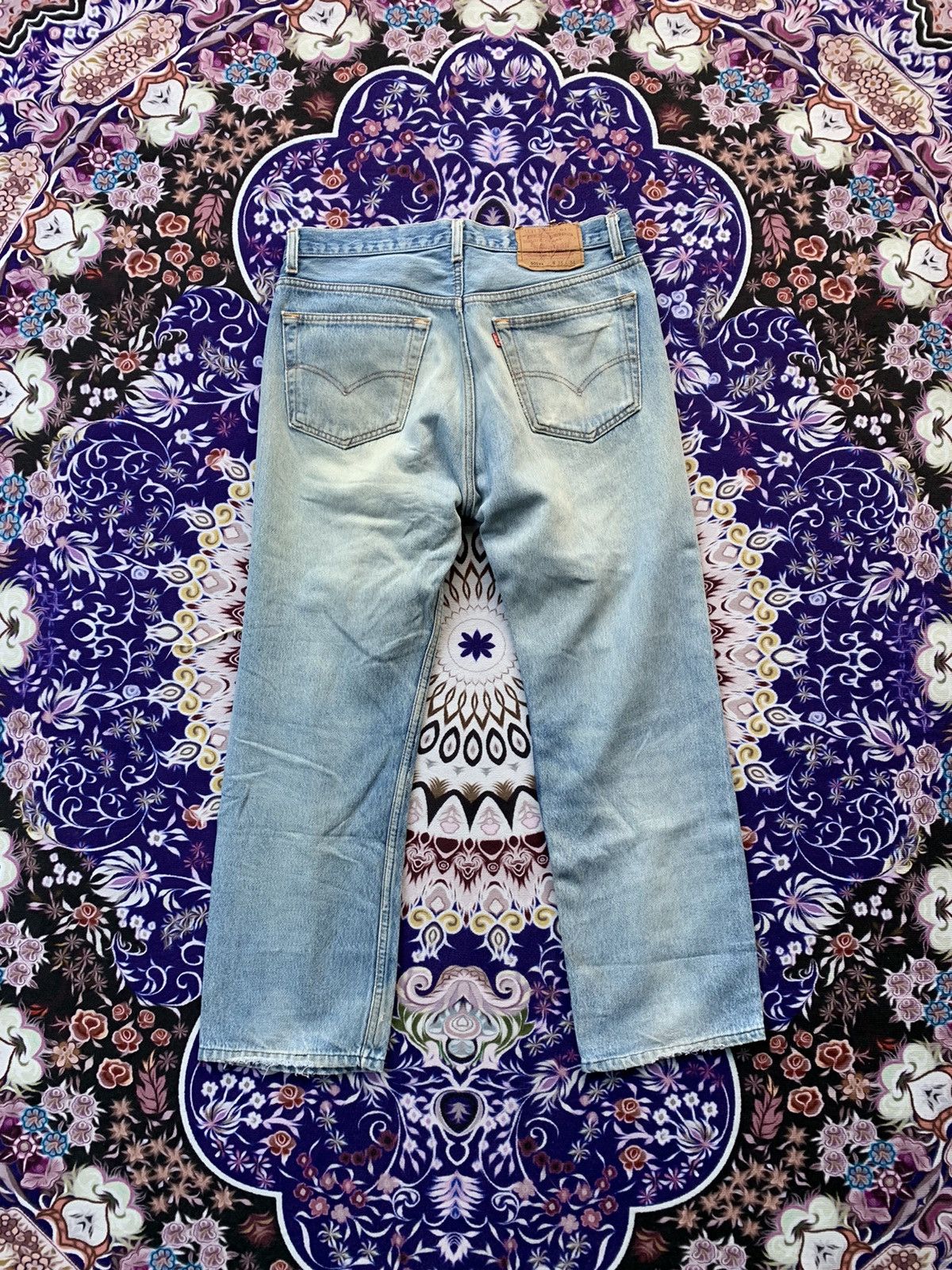 Levi's Vintage 90's Levis 501XX Distressed Denim Size US 32 / EU 48 - 9 Thumbnail