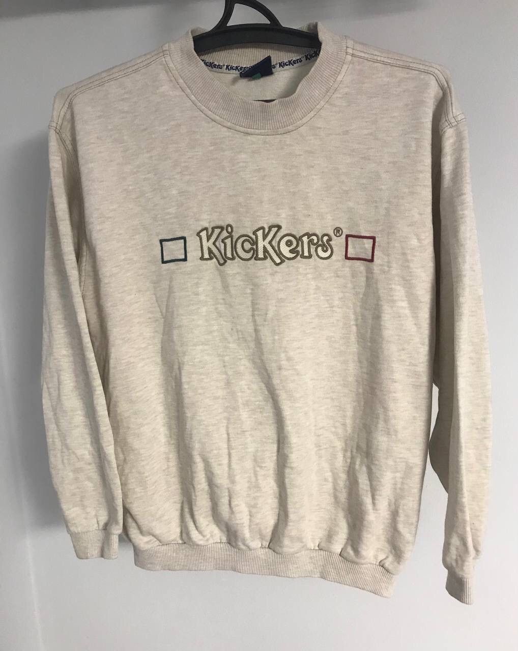 Vintage Vintage Kickers Logo Fleece Sweatshirt Vintage 90s Y2K Rare ...
