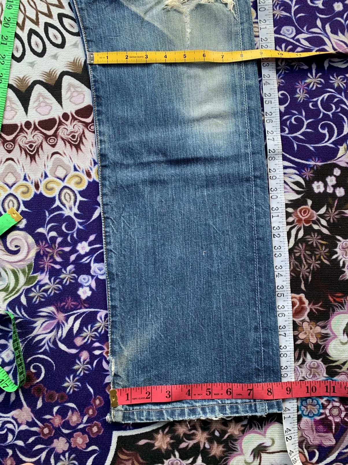Levi's Vintage Clothing Vintage Levis 501 Distressed Denim Size US 30 / EU 46 - 14 Thumbnail