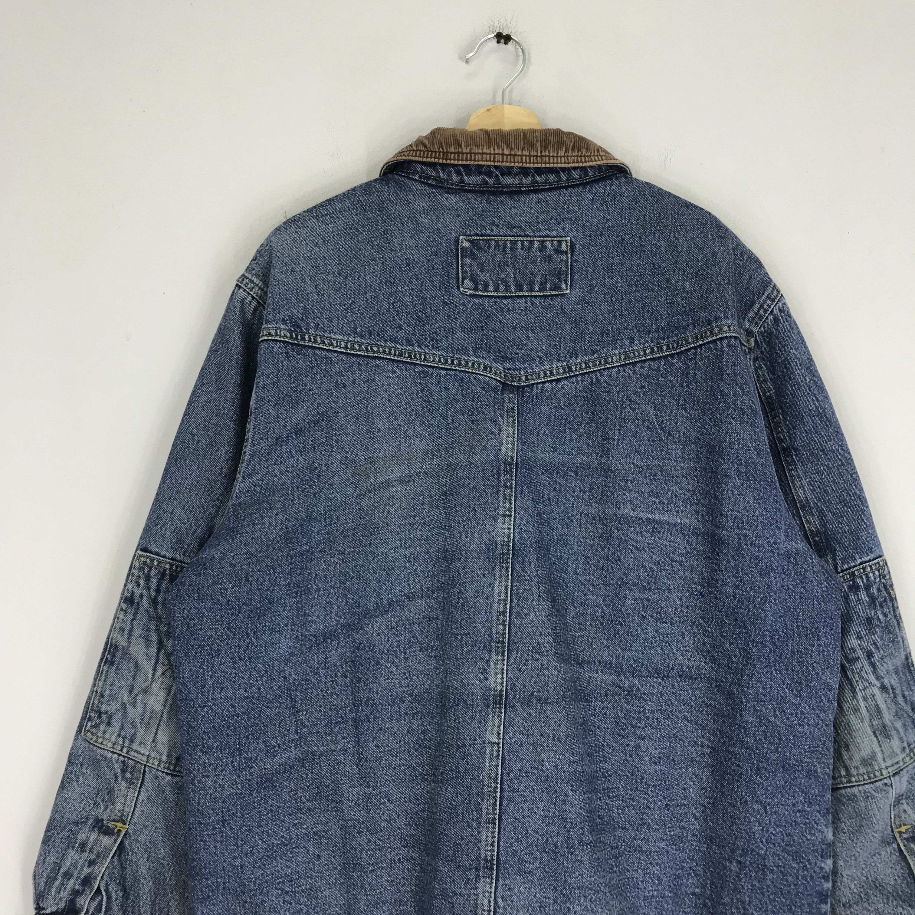 Wrangler Vintage 90s Wrangler Denim Jacket Four Pocket Sherpa Lining Size US XL / EU 56 / 4 - 6 Thumbnail