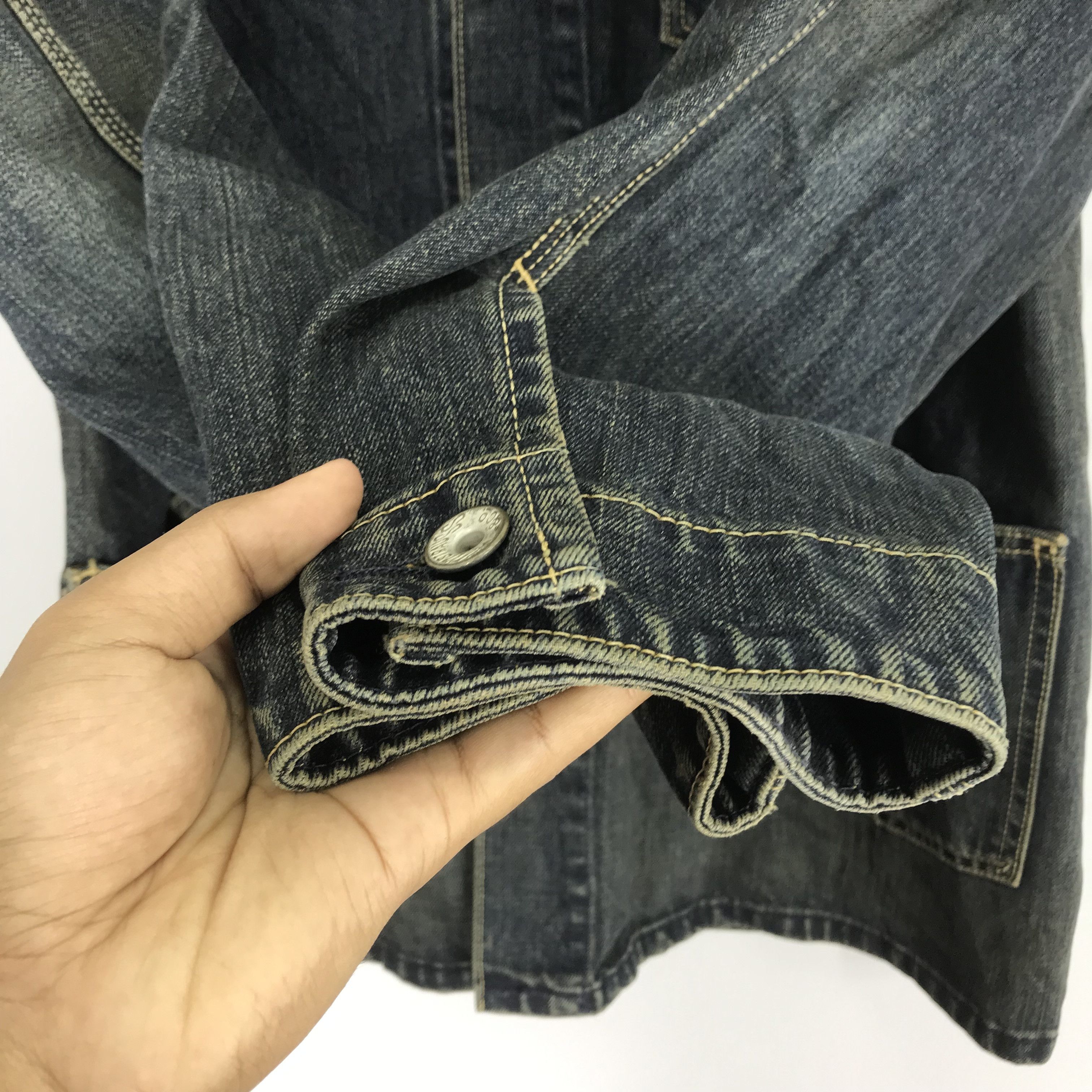 Levi's Vintage 90s Levi's Denim Jeans Workers Jacket Indigo Blue Size US M / EU 48-50 / 2 - 10 Thumbnail