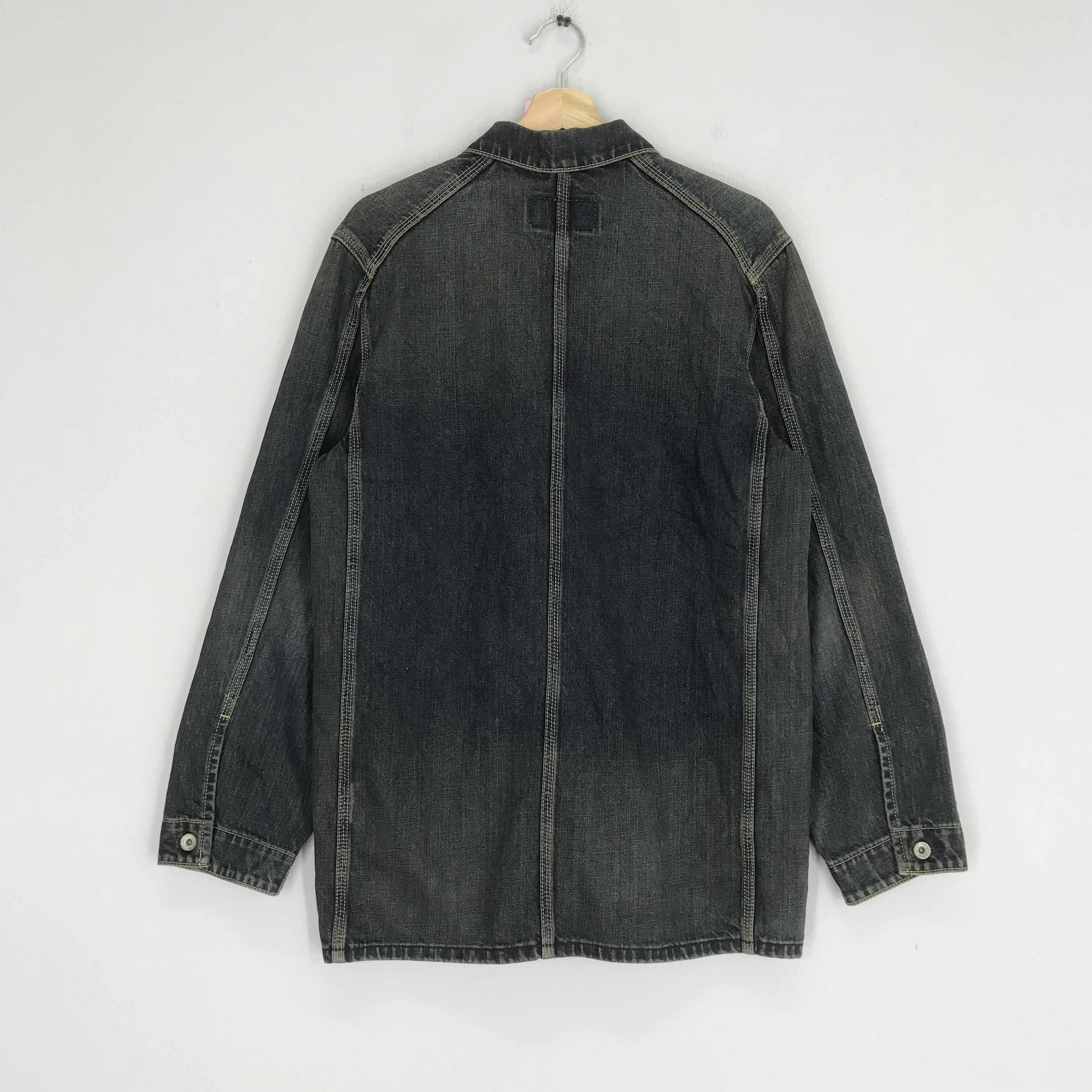 Levi's Vintage 90s Levi's Denim Jeans Workers Jacket Indigo Blue Size US M / EU 48-50 / 2 - 3 Thumbnail
