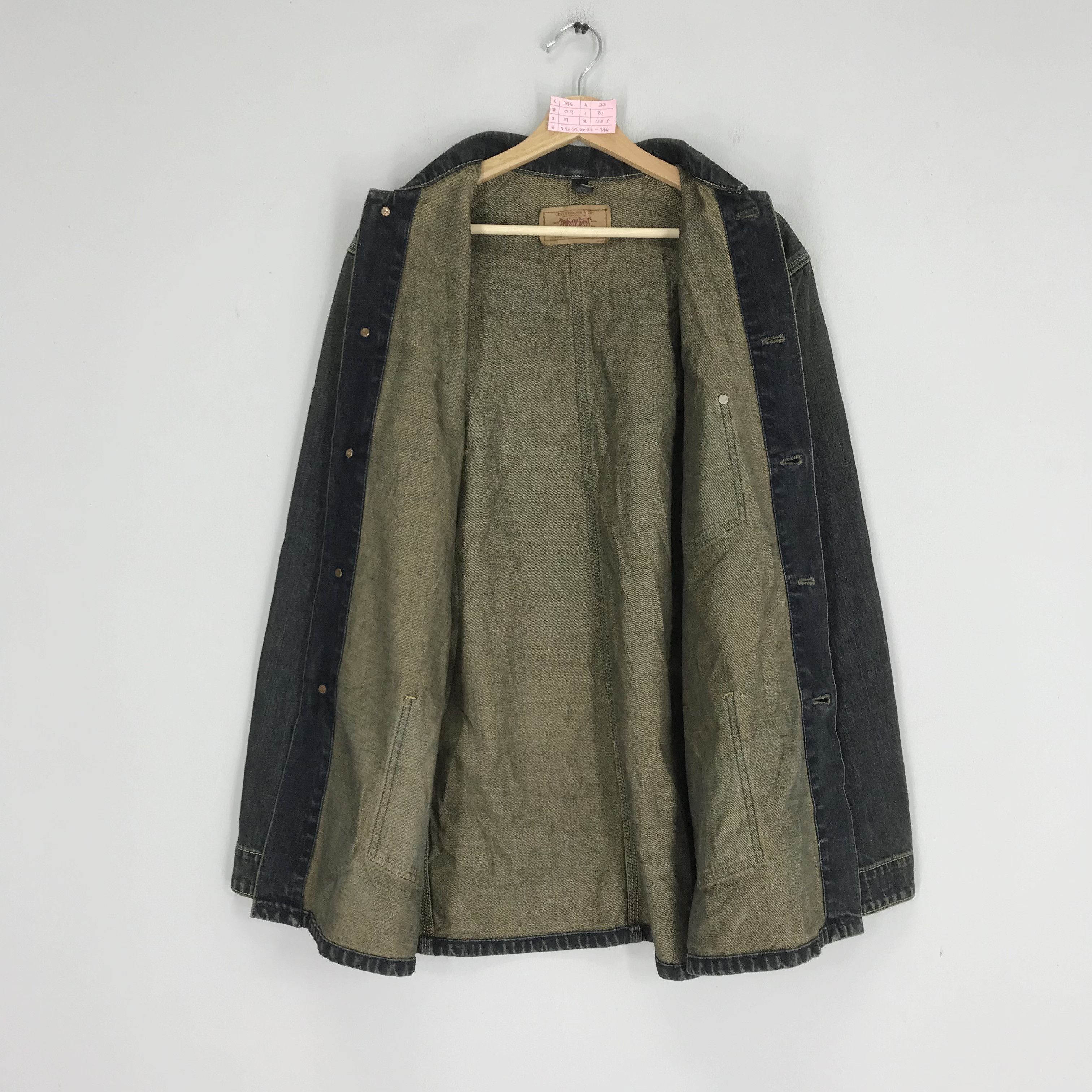 Levi's Vintage 90s Levi's Denim Jeans Workers Jacket Indigo Blue Size US M / EU 48-50 / 2 - 4 Thumbnail