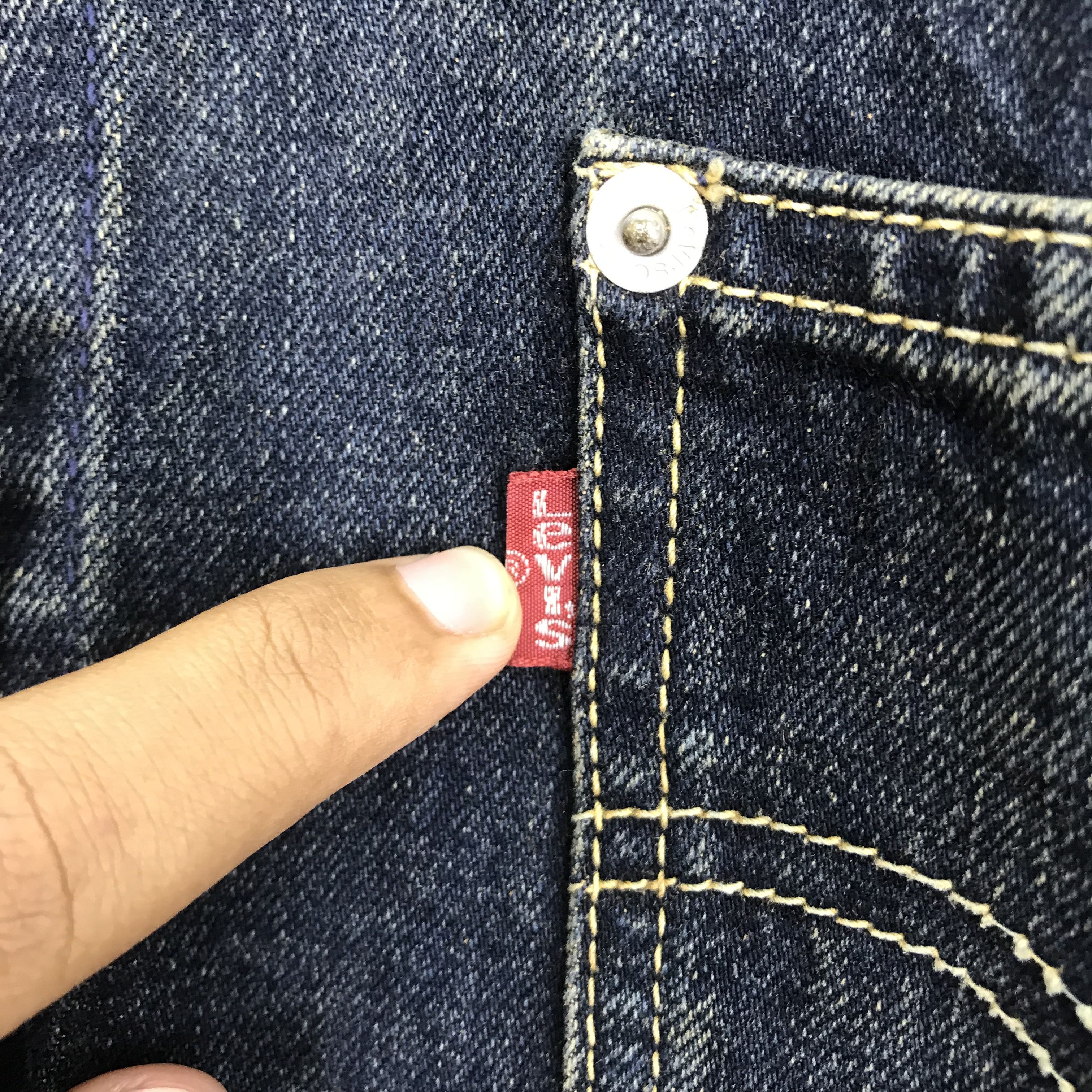 Levi's Vintage 90s Levi's Denim Jeans Workers Jacket Indigo Blue Size US M / EU 48-50 / 2 - 8 Thumbnail