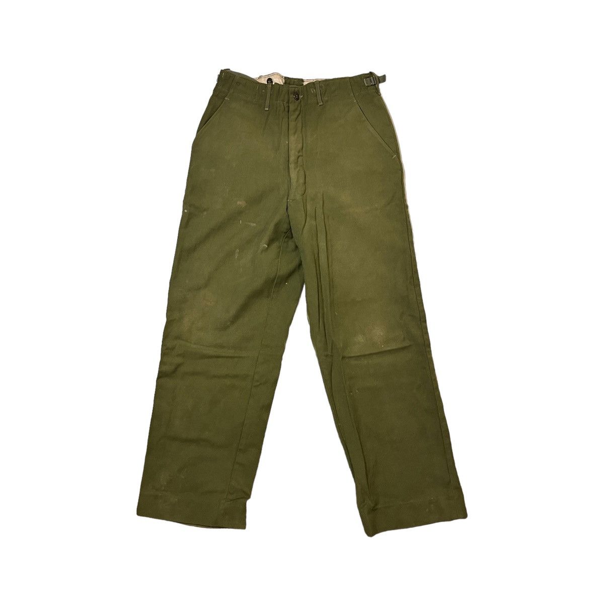 image of Made In USA x Vintage 40S Vintage Military Trousers Green, Men's (Size 31)