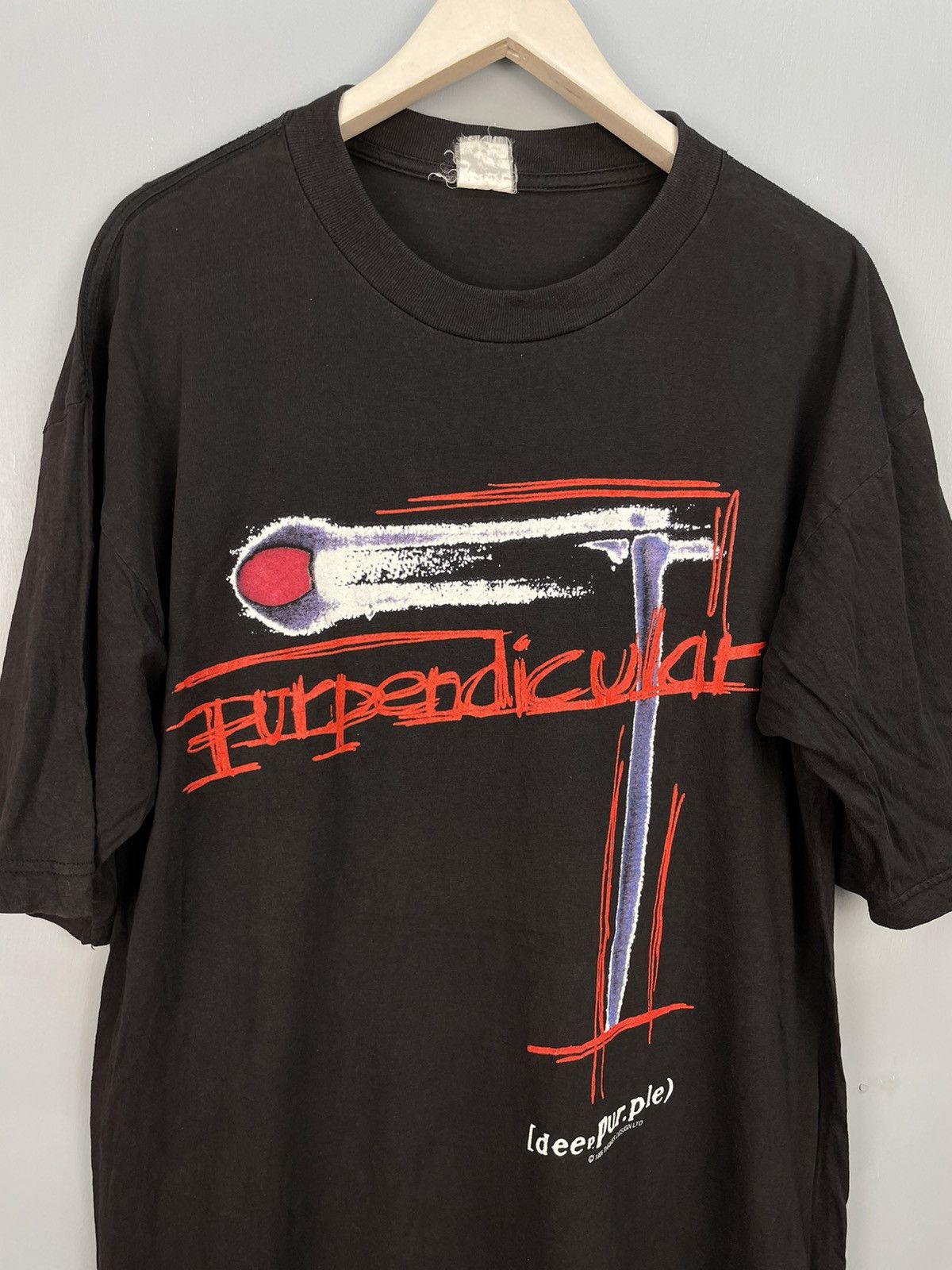 Band Tees Vintage 90s deep purple rock band t shirt Size US XL / EU 56 / 4 - 3 Thumbnail