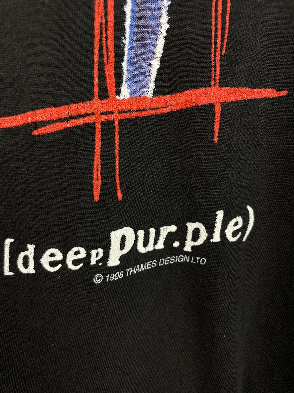 Band Tees Vintage 90s deep purple rock band t shirt Size US XL / EU 56 / 4 - 5 Thumbnail
