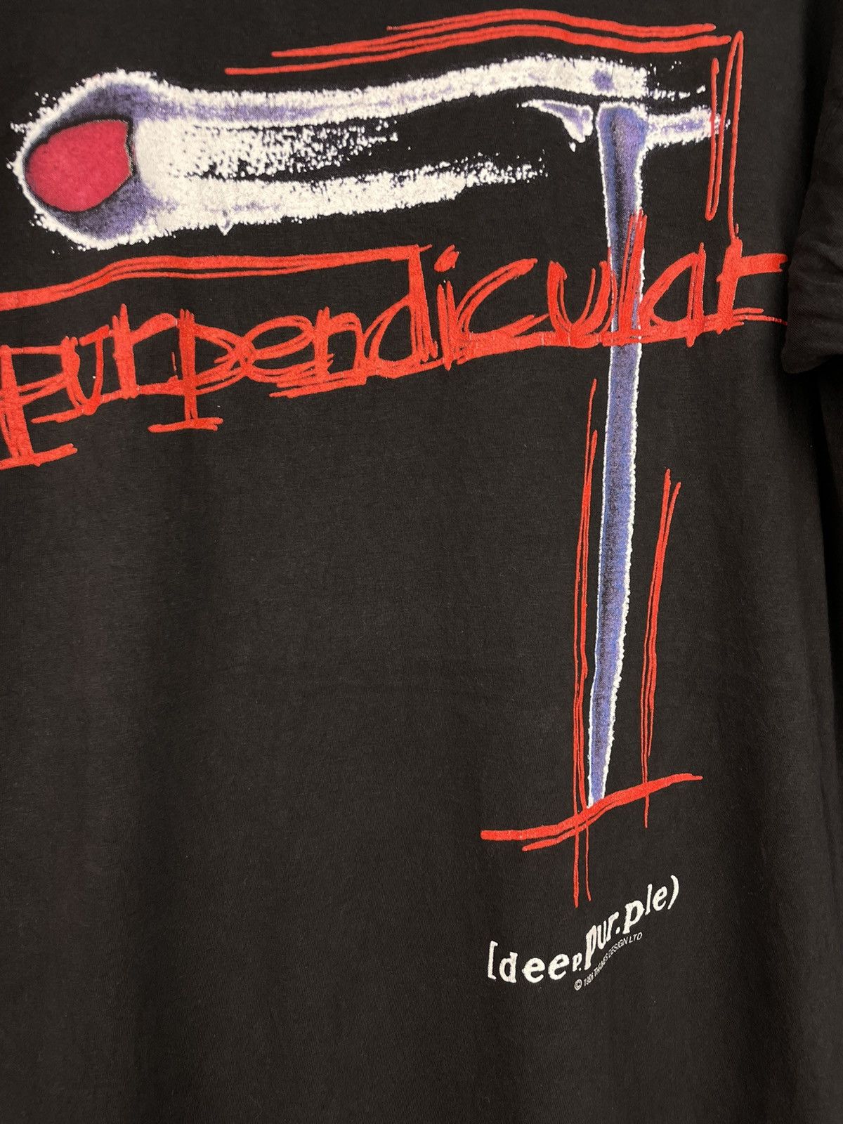 Band Tees Vintage 90s deep purple rock band t shirt Size US XL / EU 56 / 4 - 4 Thumbnail