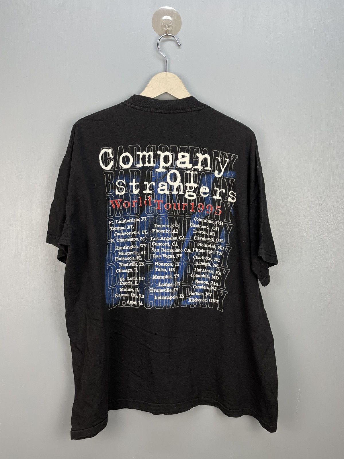Band Tees × Vintage Vintage 90s Bad Company rock band tour t shirt Size US XL / EU 56 / 4 - 2 Thumbnail