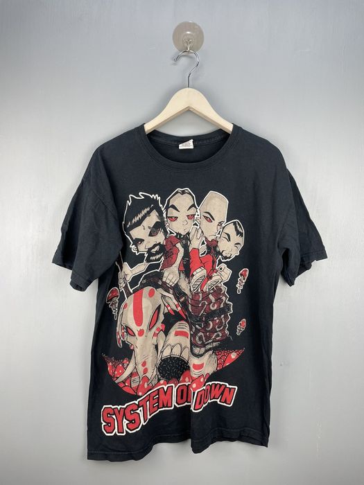 Band Tees System Of A Down band t shirt SOAD Grailed