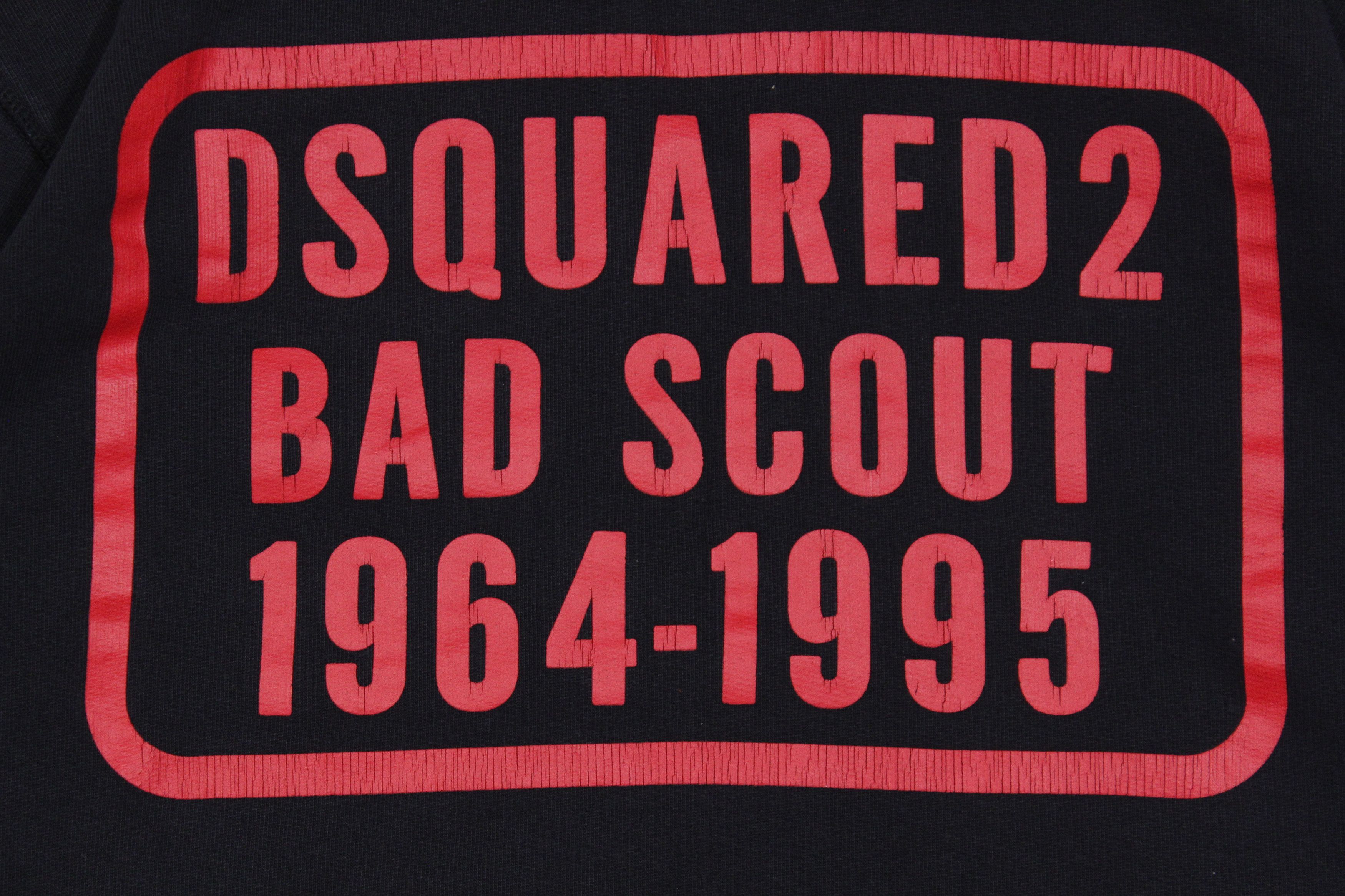 Dsquared2 Big Logo Distressed Hoodie Size US M / EU 48-50 / 2 - 3 Thumbnail