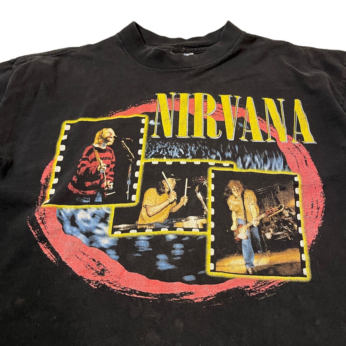 Band Tees × Nirvana × Vintage 1997 Nirvana All Sport Tee Size US XL / EU 56 / 4 - 4 Thumbnail