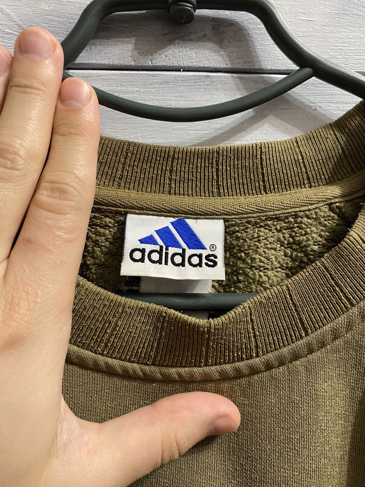 Adidas Rare Vintage Sweatshirt Adidas Big Logo Y2K. Size US L / EU 52-54 / 3 - 7 Thumbnail