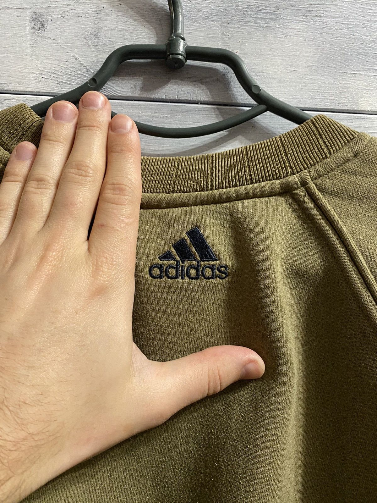 Adidas Rare Vintage Sweatshirt Adidas Big Logo Y2K. Size US L / EU 52-54 / 3 - 6 Thumbnail