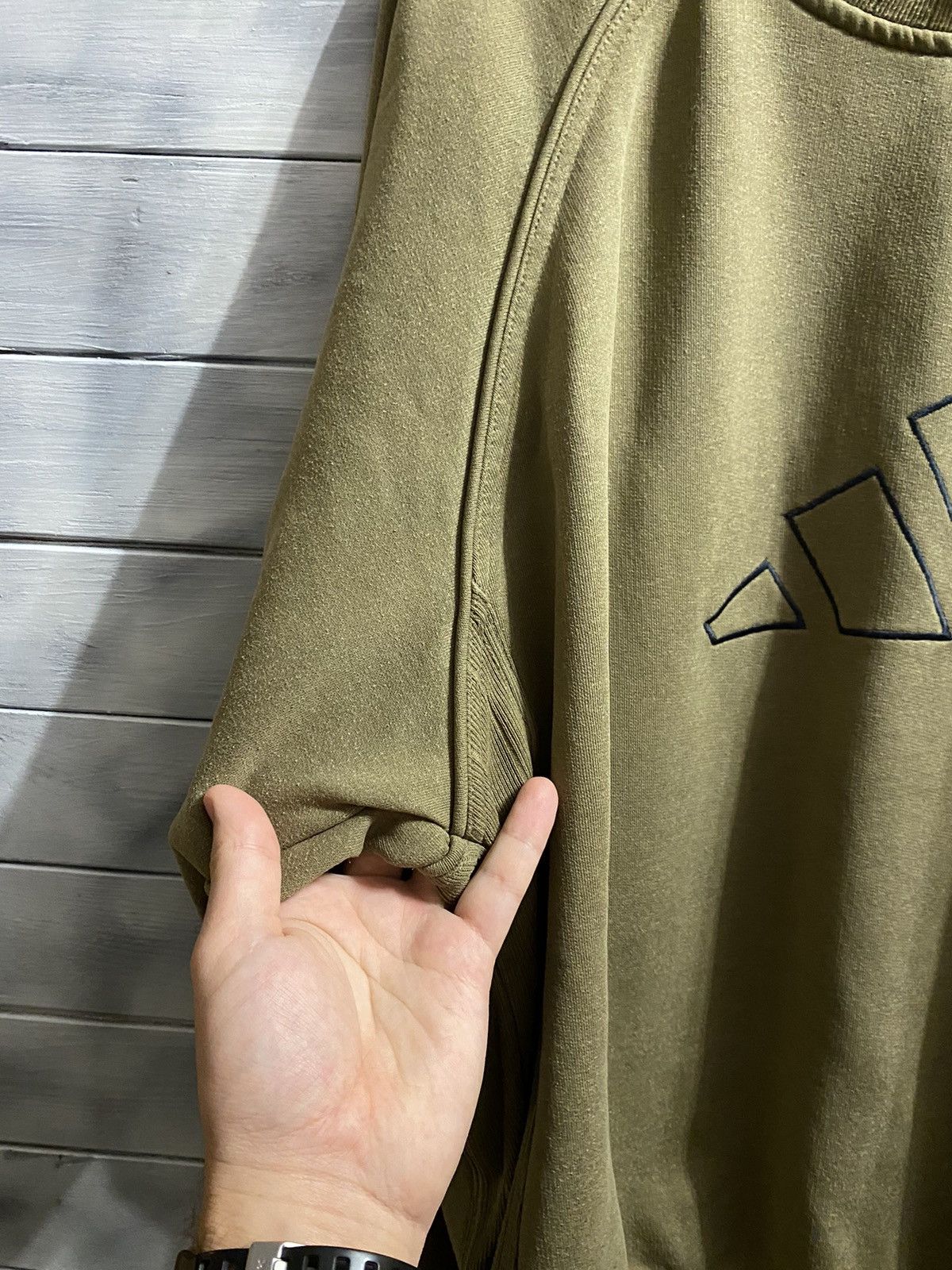 Adidas Rare Vintage Sweatshirt Adidas Big Logo Y2K. Size US L / EU 52-54 / 3 - 3 Thumbnail
