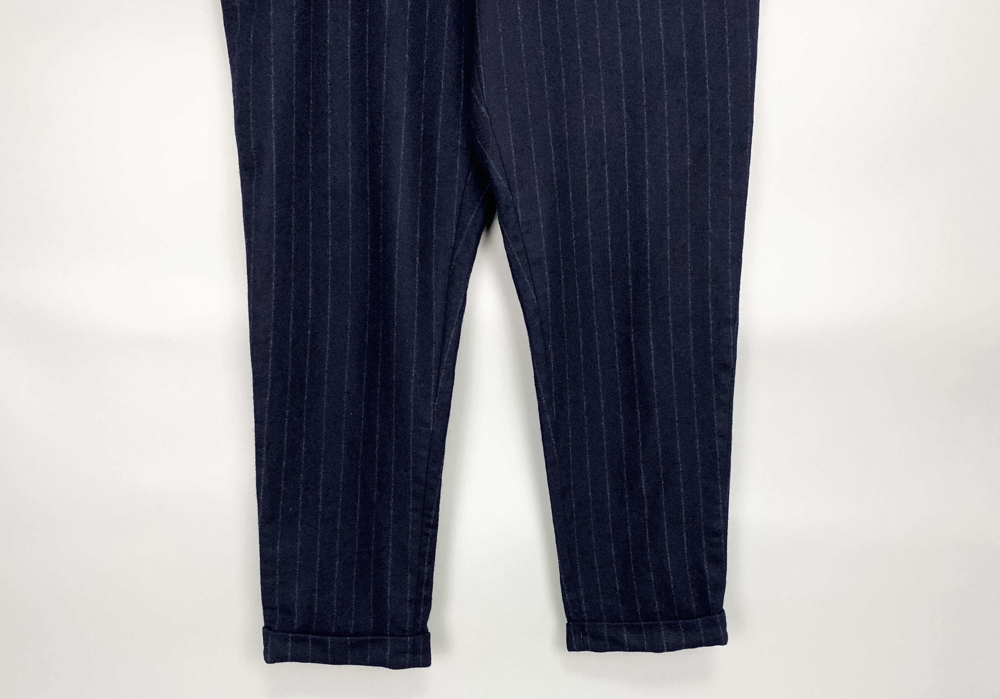 Suitsupply Blake Flat Front Wool Stripped Pant Size 52