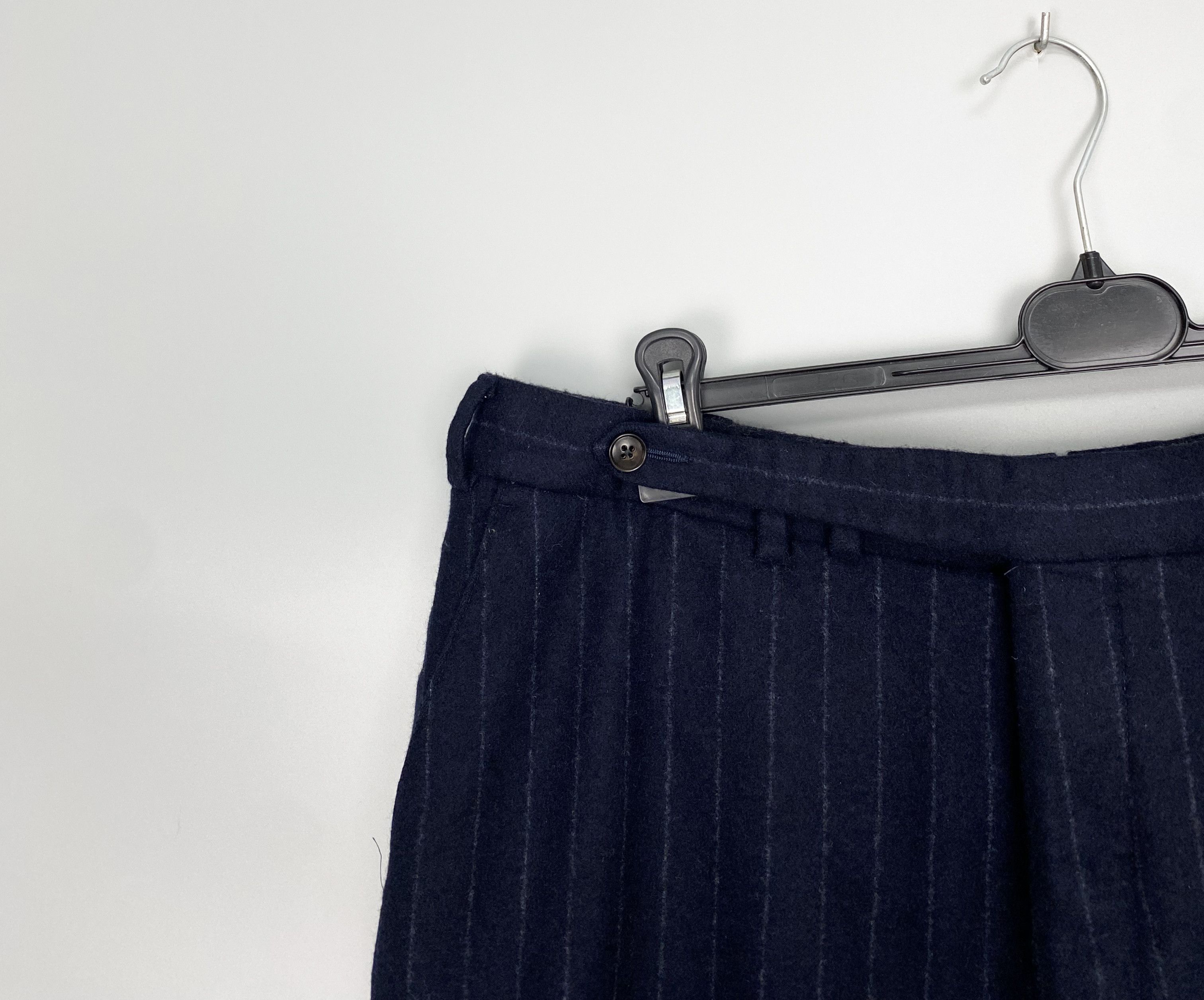 Suitsupply Blake Flat Front Wool Stripped Pant Size 52