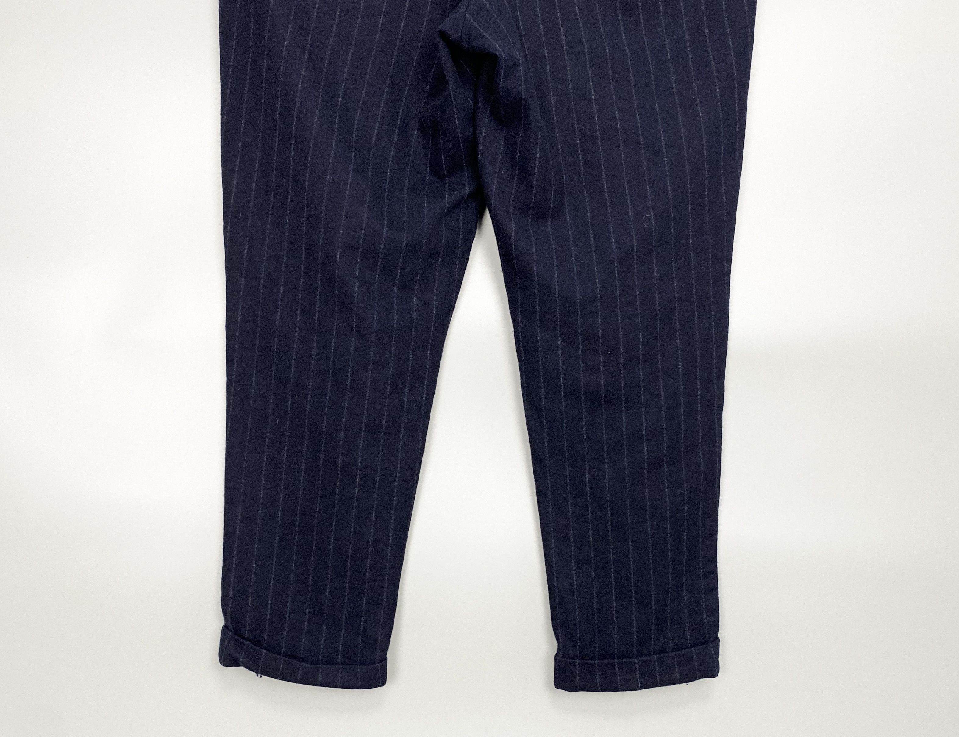 Suitsupply Blake Flat Front Wool Stripped Pant Size 52