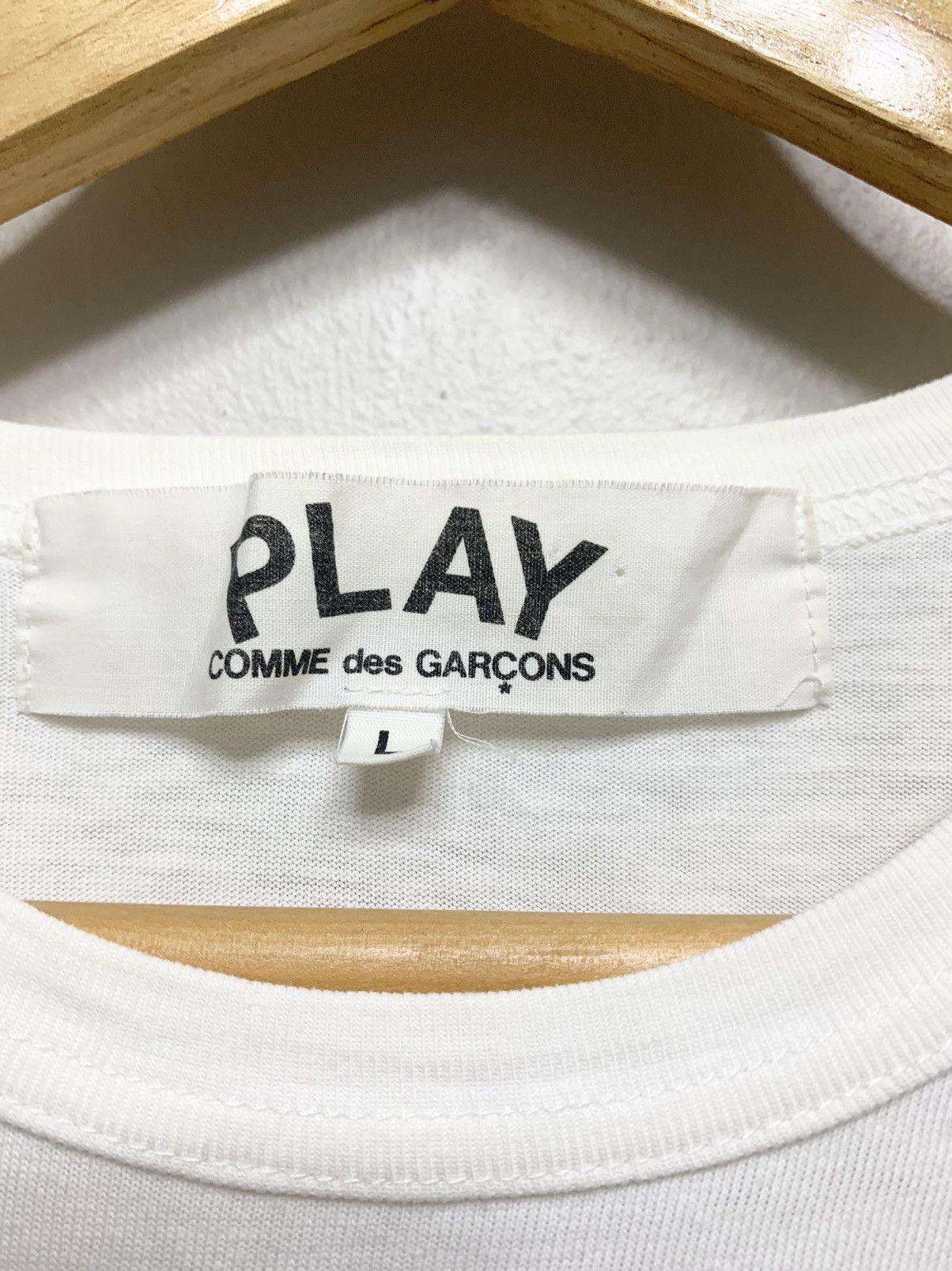 Comme des Garcons × Designer × Japanese Brand COMME DES GARCONS PLAY JAPANESE BRAND SHIRT Size US L / EU 52-54 / 3 - 5 Thumbnail