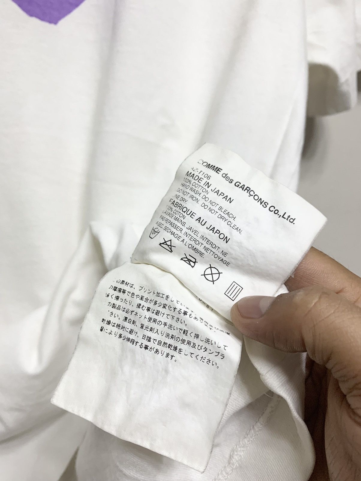Comme des Garcons × Designer × Japanese Brand COMME DES GARCONS PLAY JAPANESE BRAND SHIRT Size US L / EU 52-54 / 3 - 7 Thumbnail