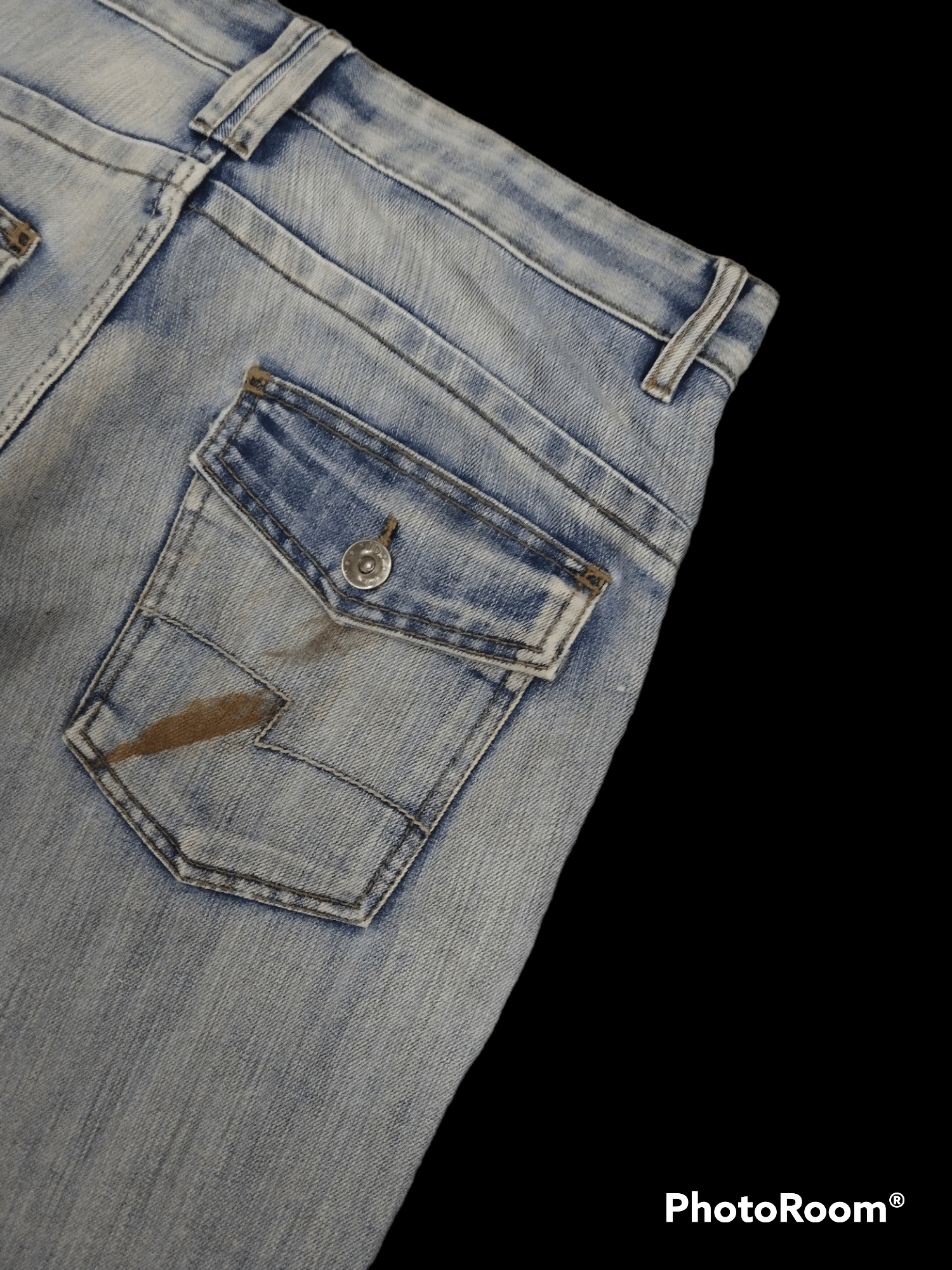 Japanese Brand FLARE RECONSTRUCTED SICK IDENTIC DENIM PANTS Size US 32 / EU 48 - 4 Thumbnail