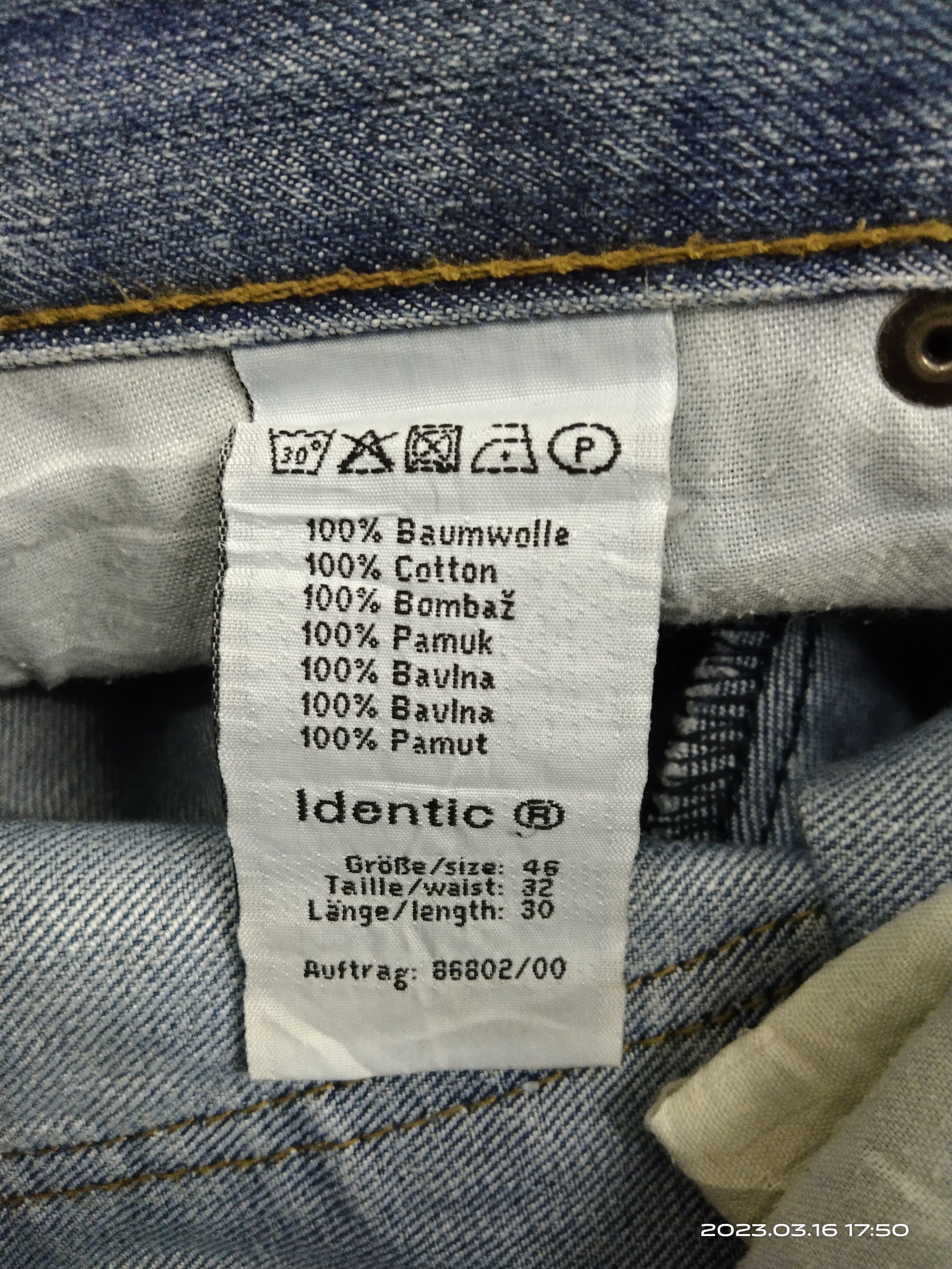 Japanese Brand FLARE RECONSTRUCTED SICK IDENTIC DENIM PANTS Size US 32 / EU 48 - 6 Thumbnail