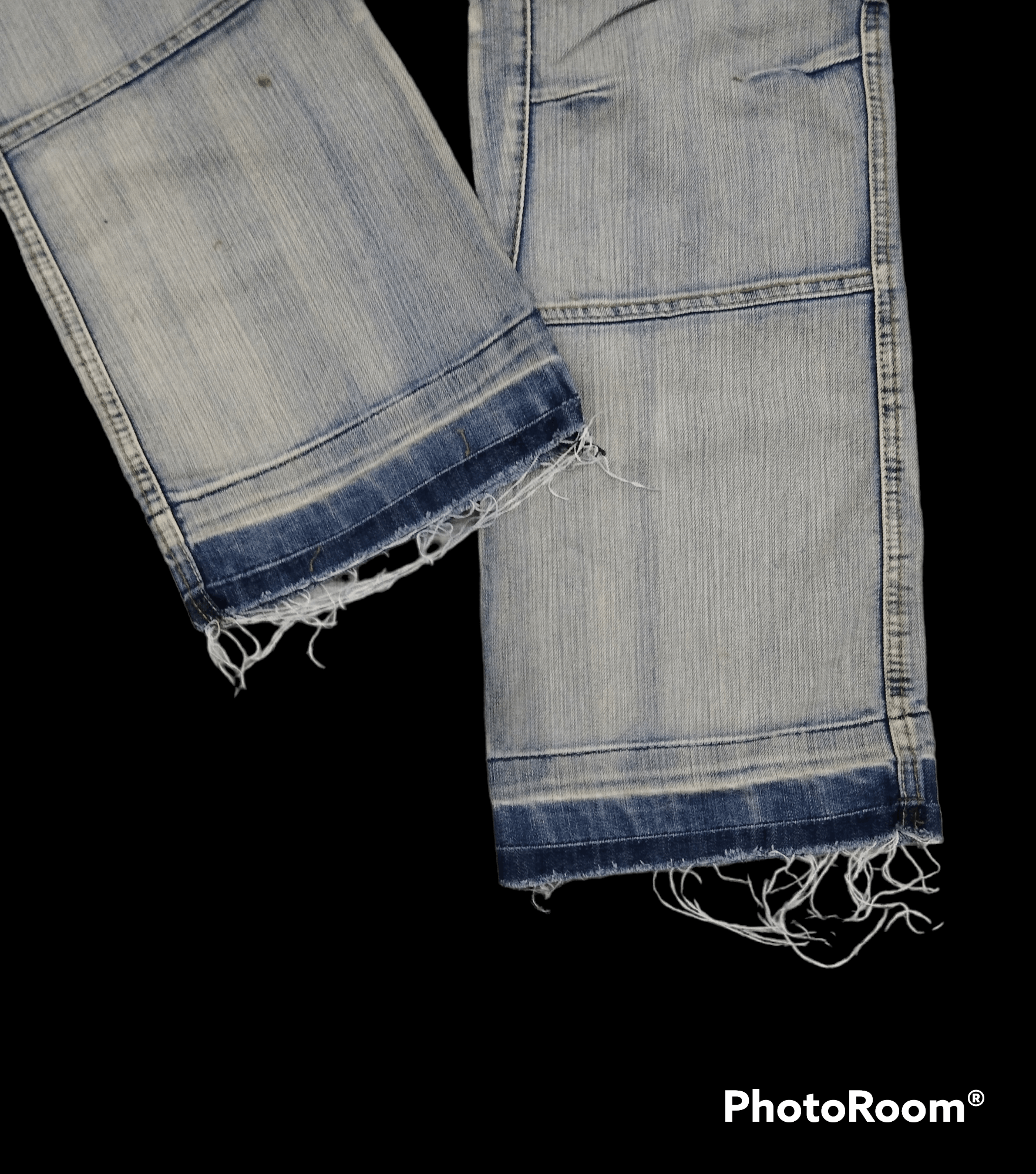 Japanese Brand FLARE RECONSTRUCTED SICK IDENTIC DENIM PANTS Size US 32 / EU 48 - 5 Thumbnail